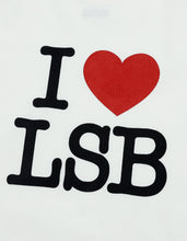 画像をギャラリービューアに読み込む, I love LSB big tee / WHITE