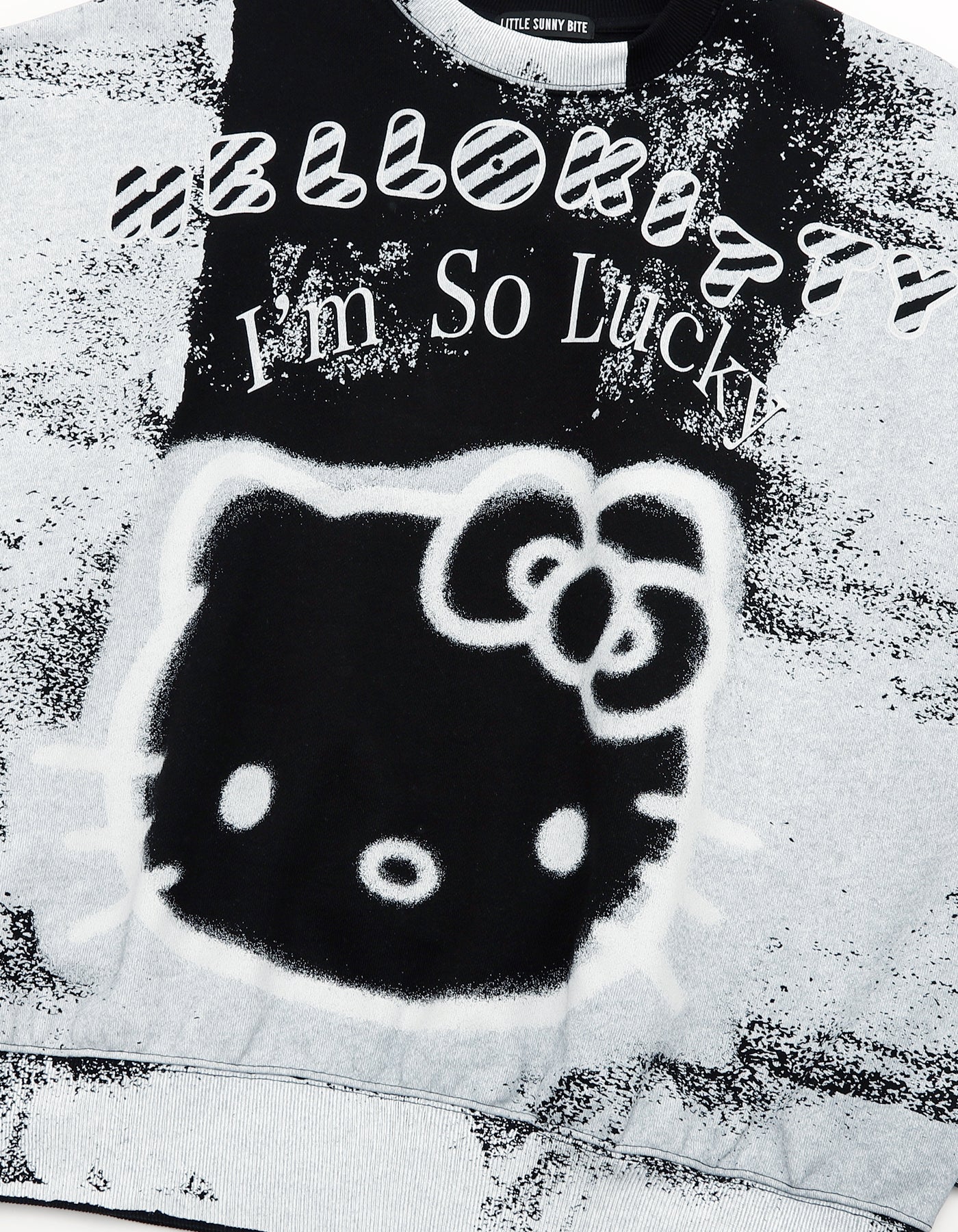 HELLO KITTY x little sunny bite sweat top / BLACK