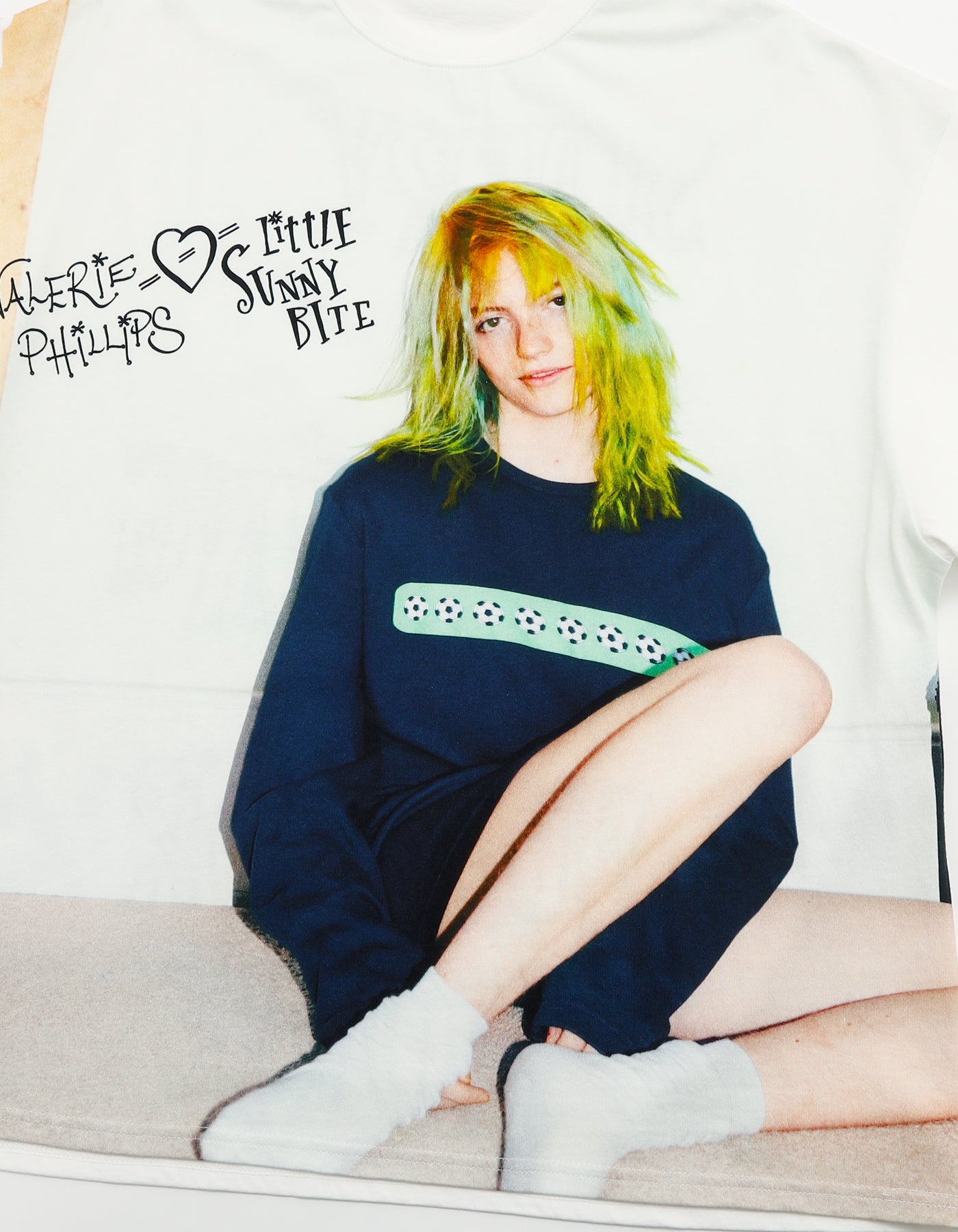 Valerie Phillips x little sunny bite photo tee / WHITE