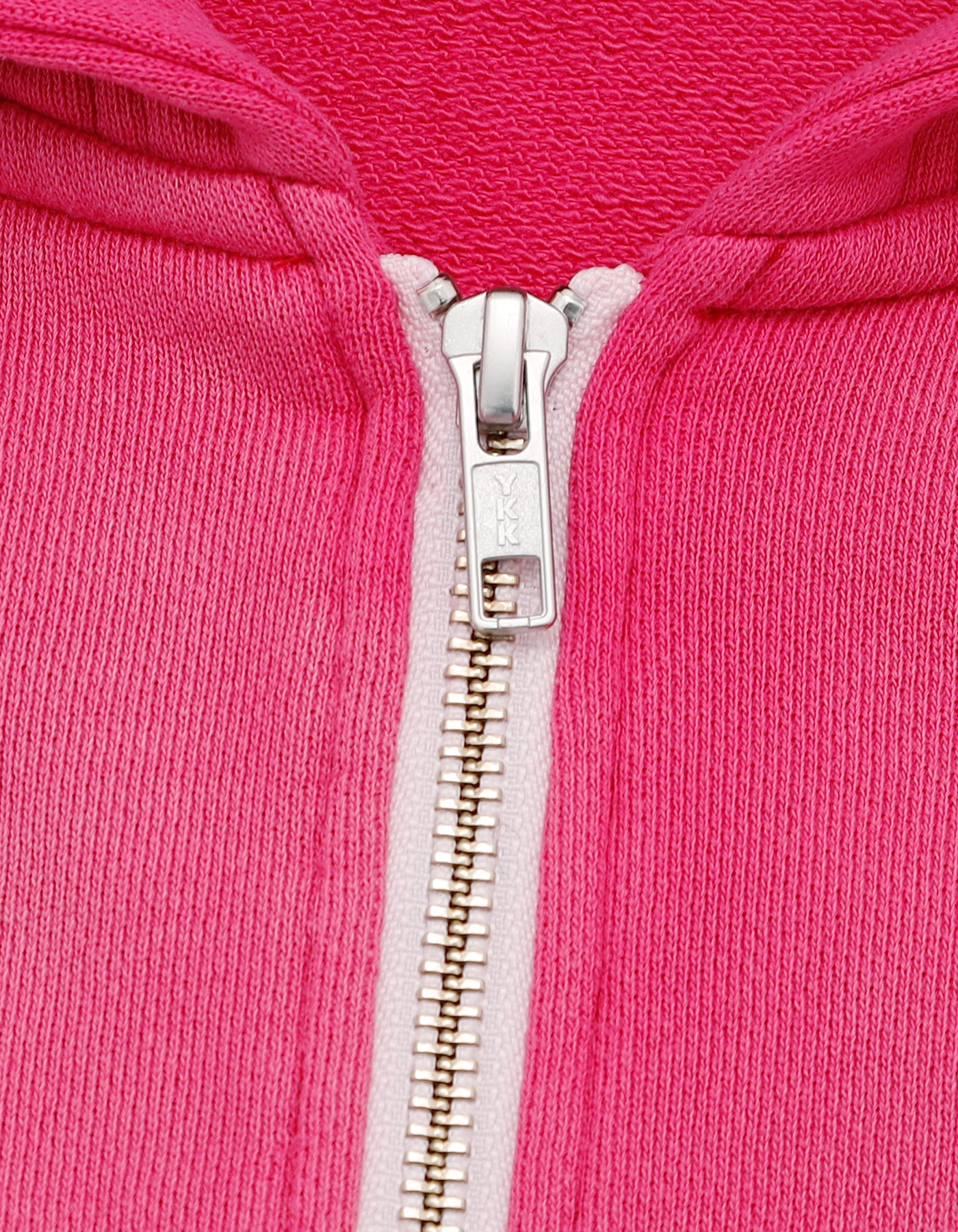 gradation logo zip hoodie / PINK