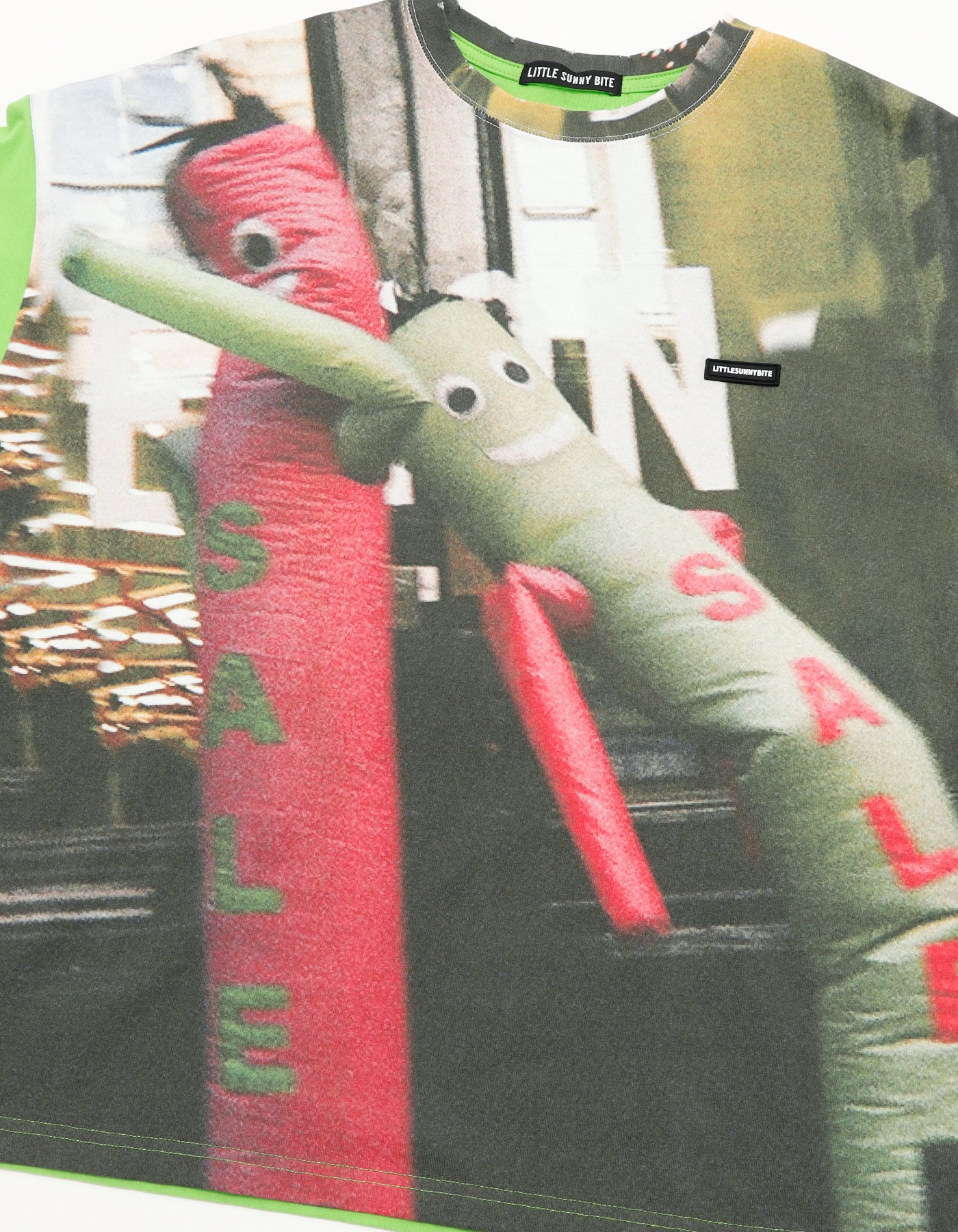photo long tee / GREEN