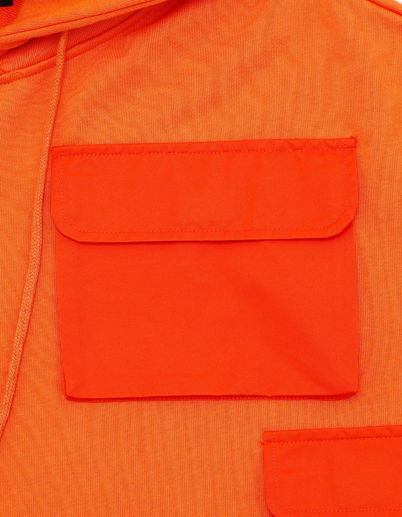 pocket hoodie / ORANGE