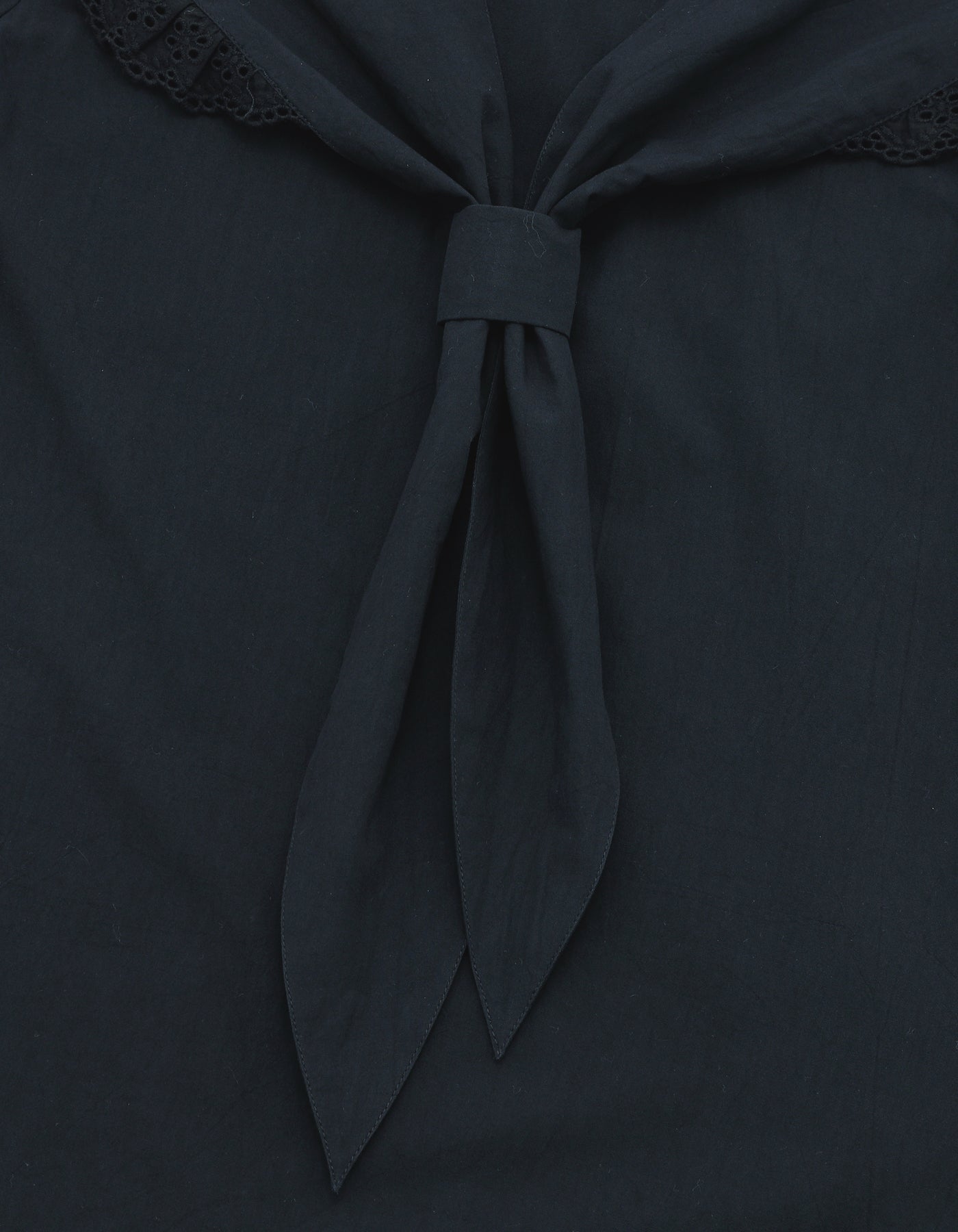 sailor collar dress / BLACK