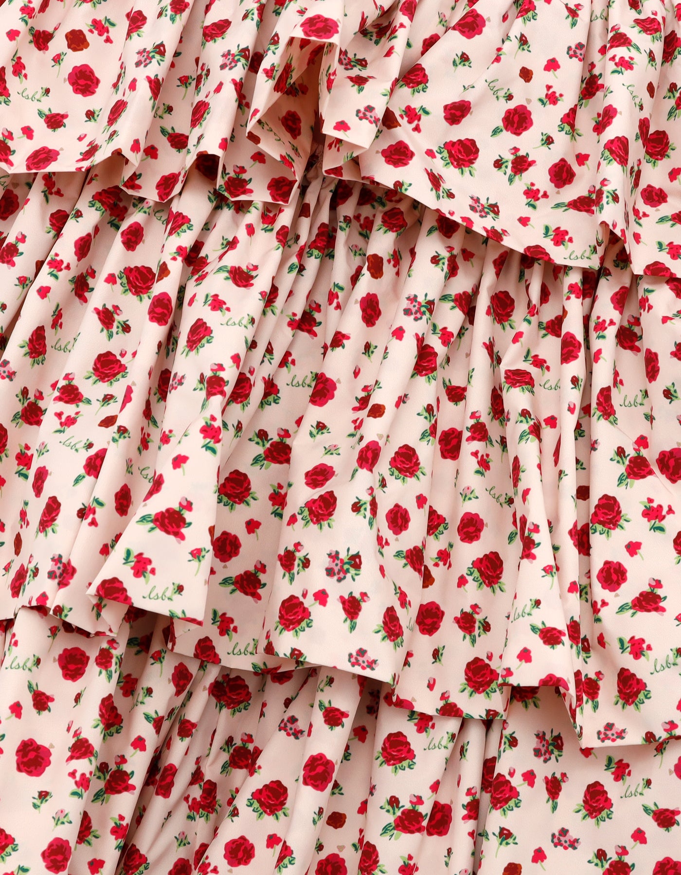 little sunny bite (リトルサニーバイト)rose tiered dress / PINK