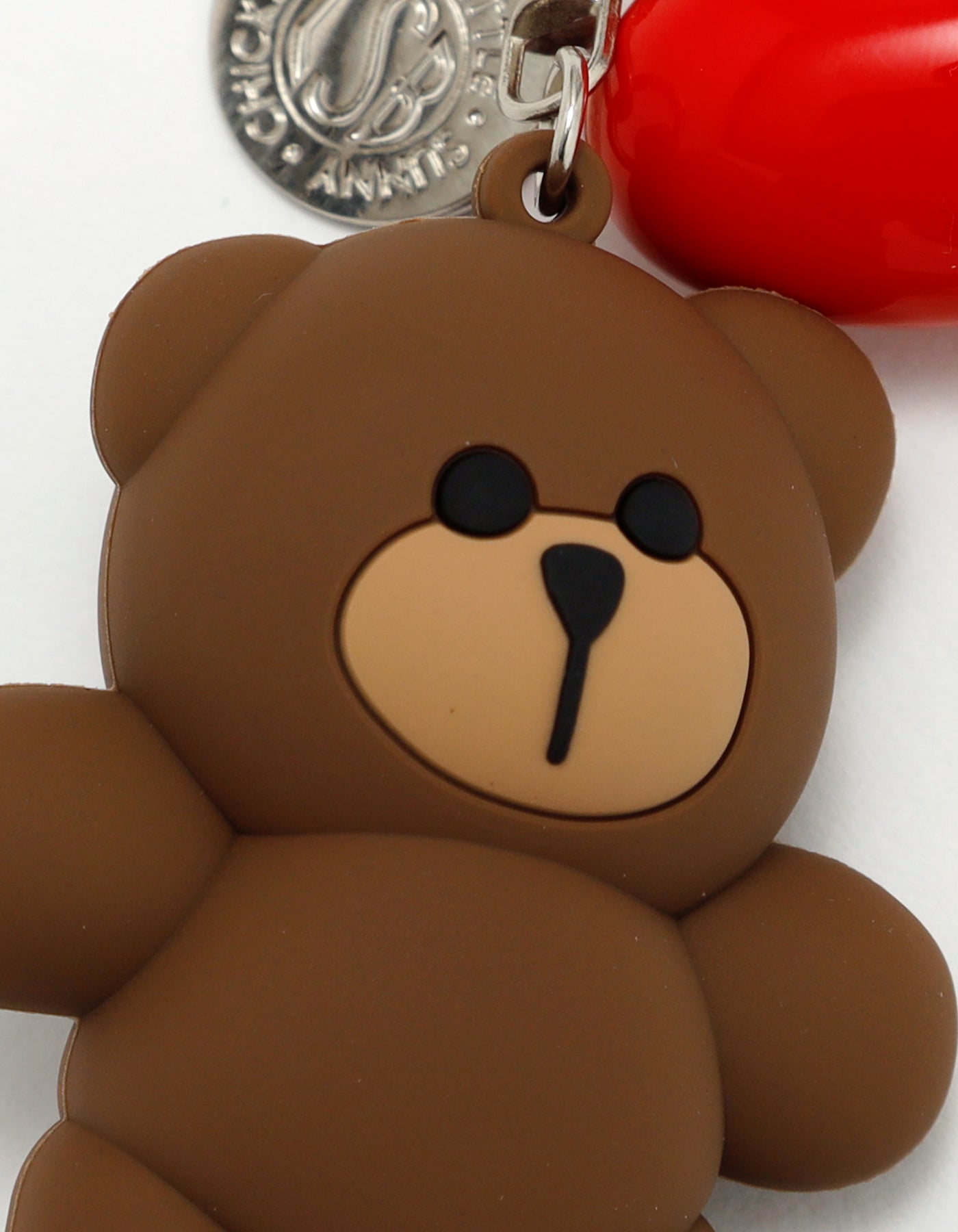bear heart key chain / BROWN