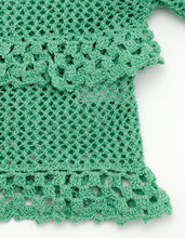 画像をギャラリービューアに読み込む, knit cardigan / GREEN