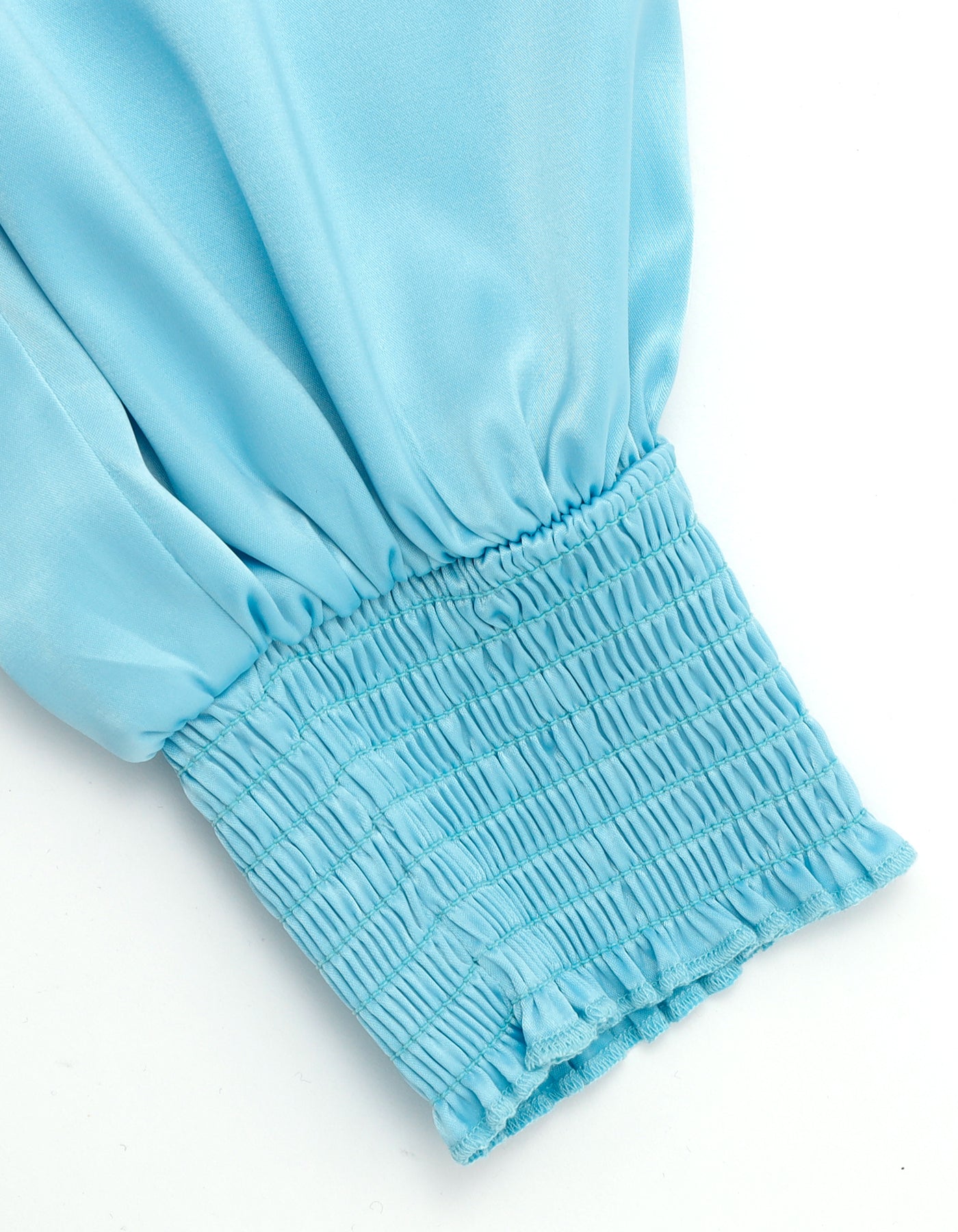 satin sailor dress / BLUE