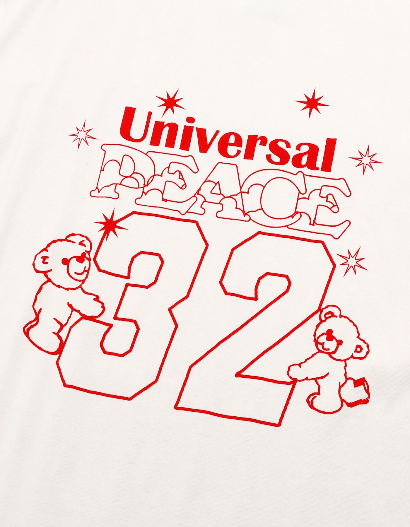 32 big tee / WHITE