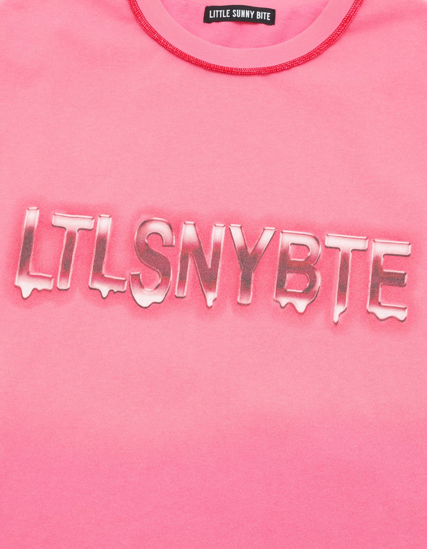 little sunny bite (リトルサニーバイト)logo big tee / PINK – little