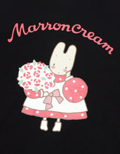 画像をギャラリービューアに読み込む, MARRONCREAM x little sunny bite big tee / BLACK