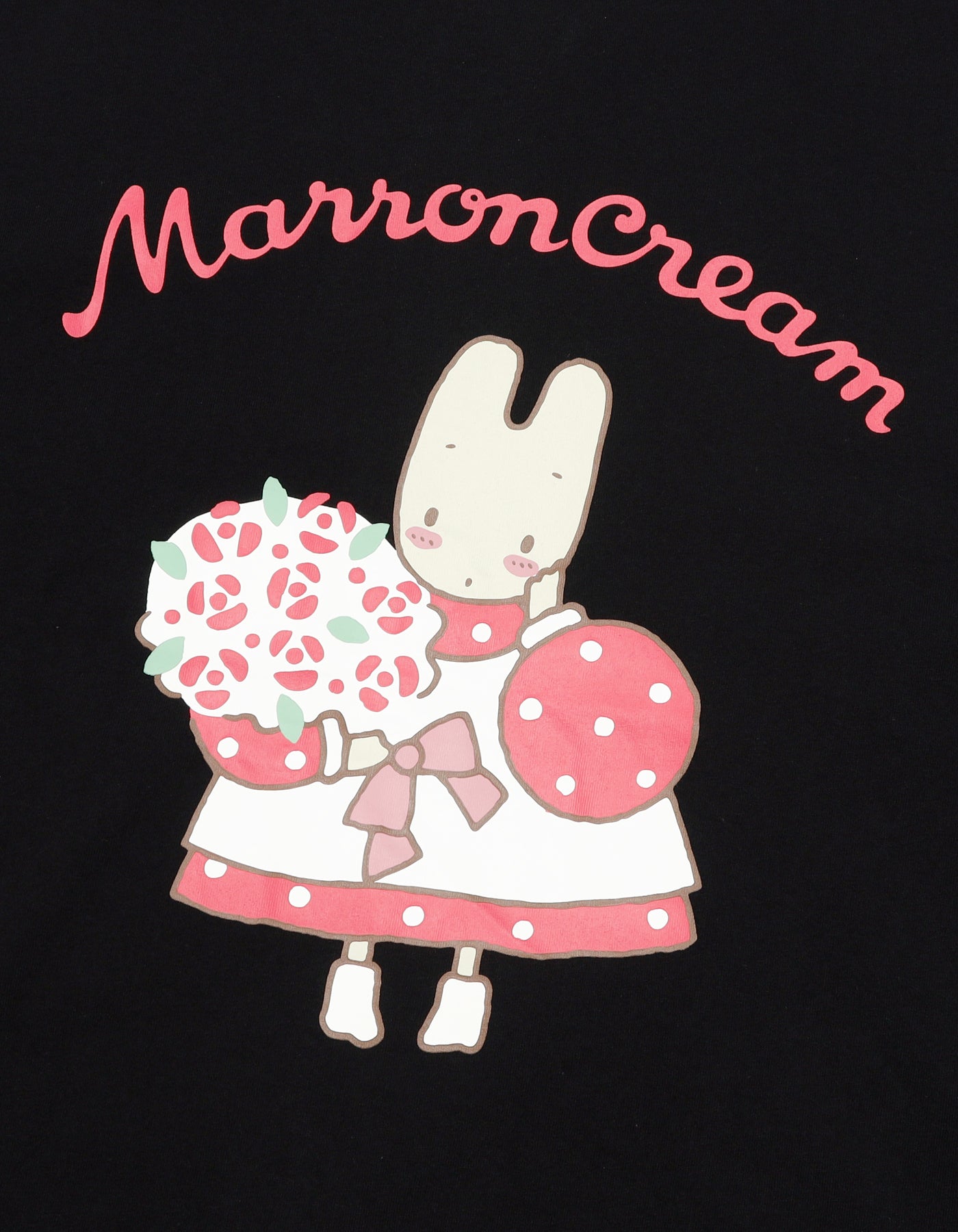 MARRONCREAM x little sunny bite big tee / BLACK