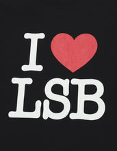 画像をギャラリービューアに読み込む, I love LSB big tee / BLACK