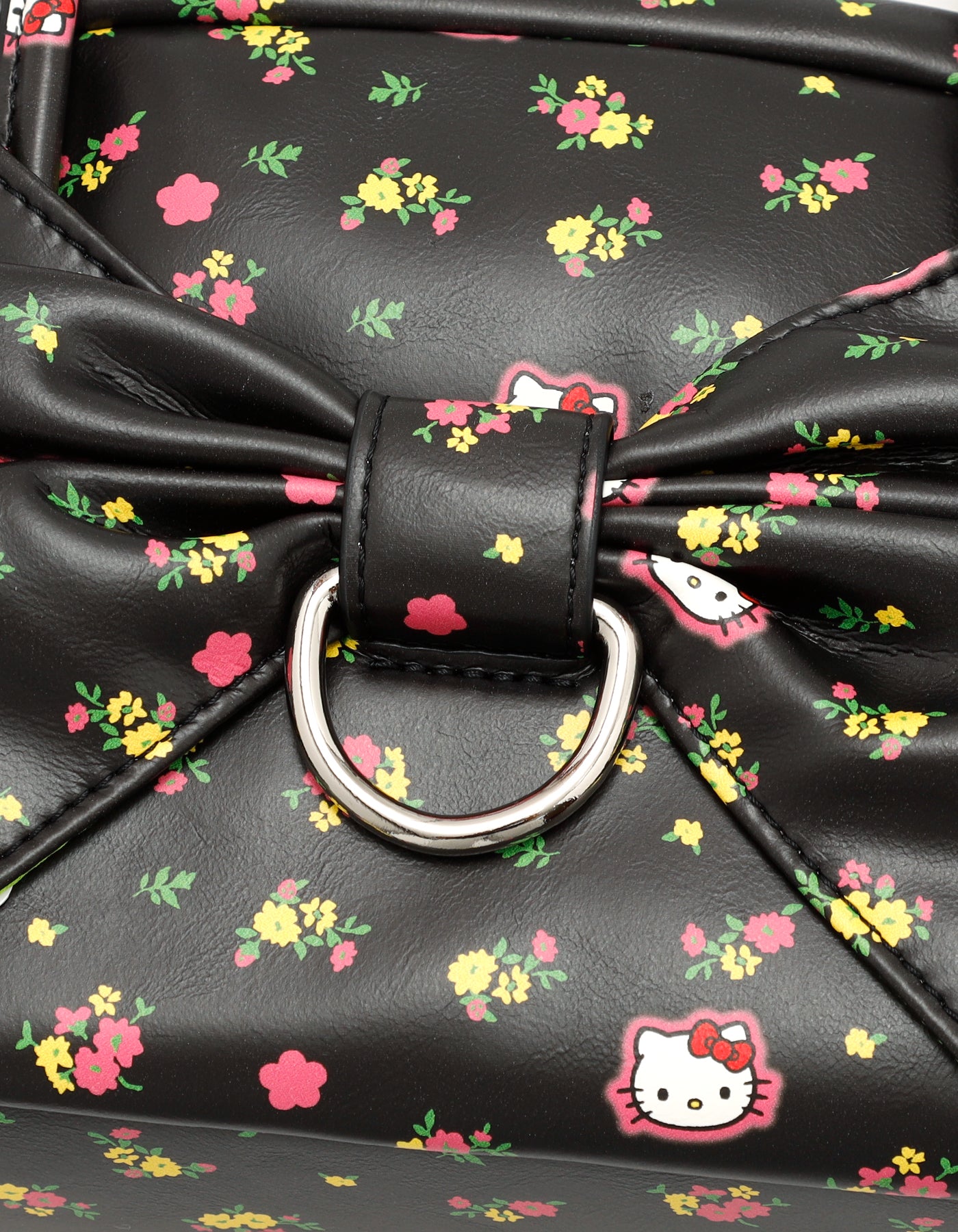 hello kitty x little sunny bite ribbon bag / BLACK