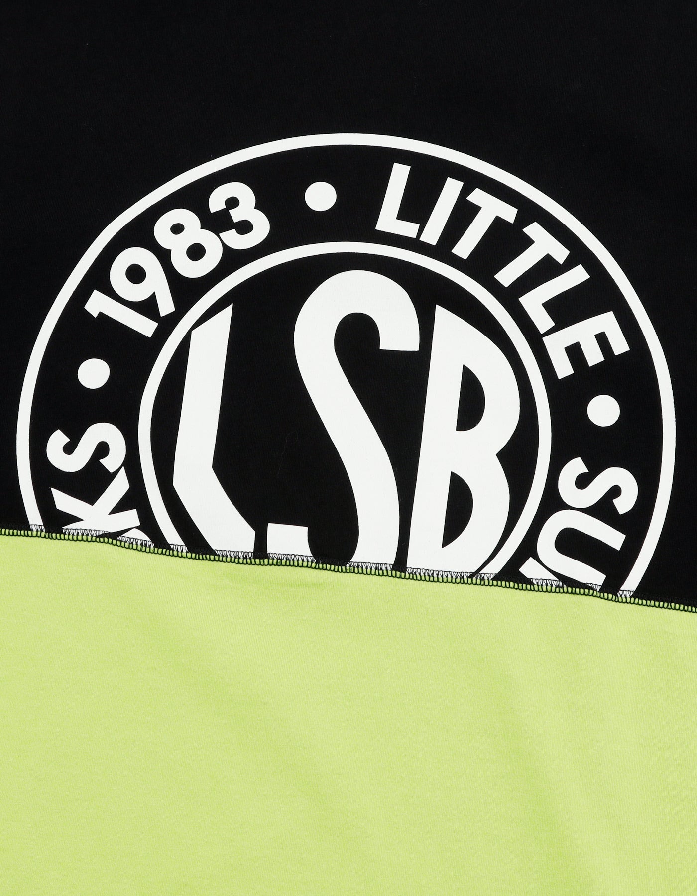 LSB logo long tee / BLACK