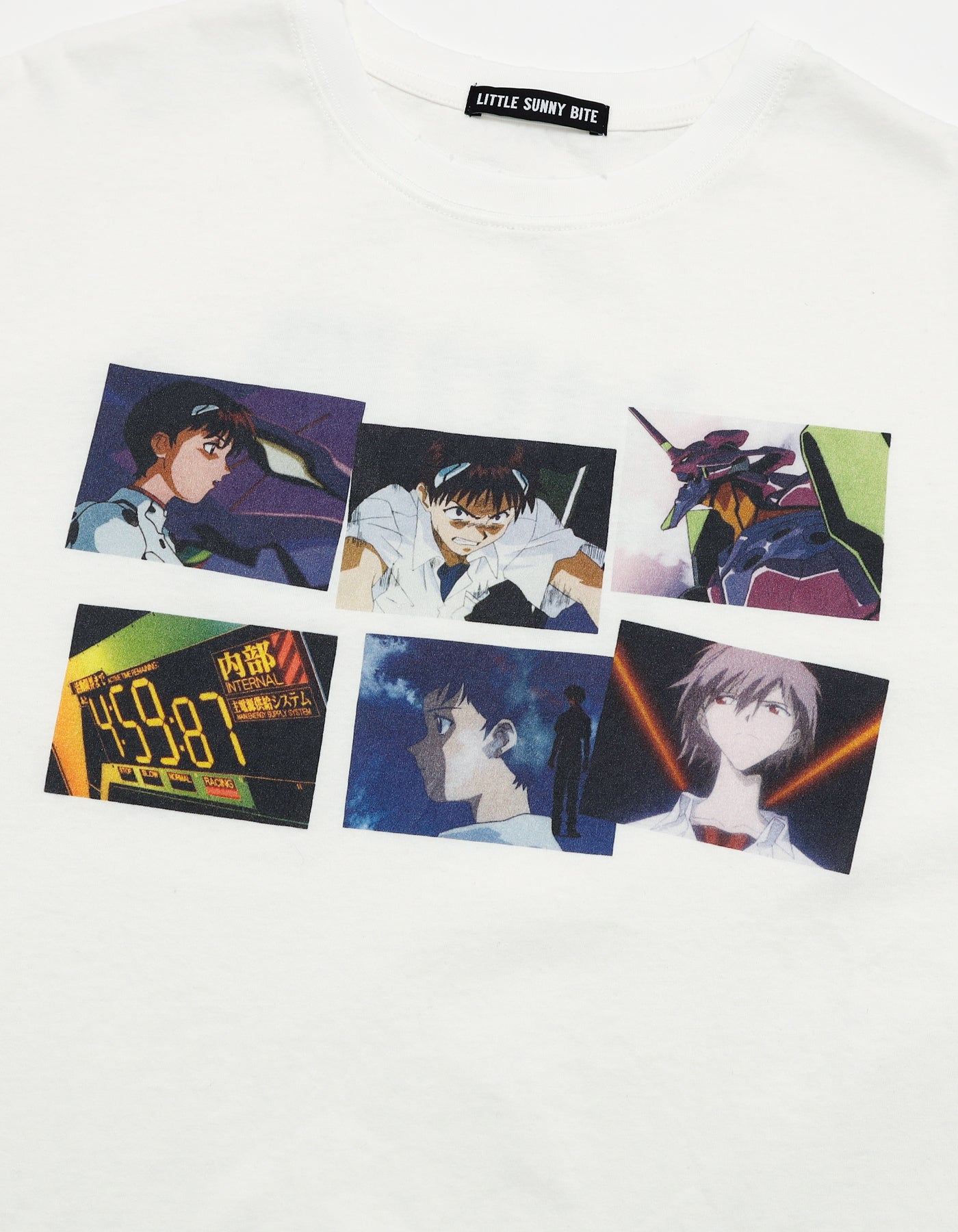 evangelion x little sunny bite long tee / WHITE