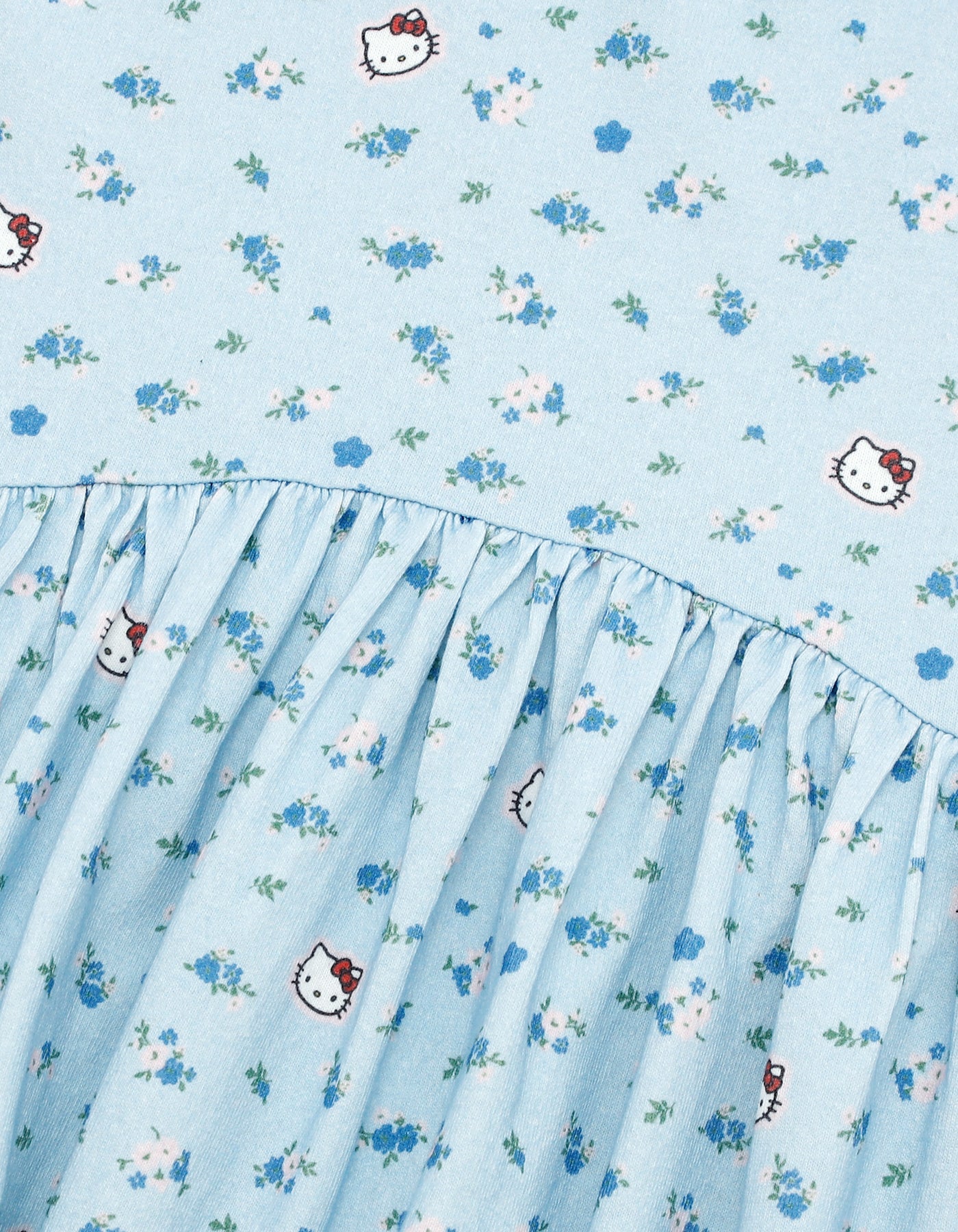 HELLO KITTY x little sunny bite long dress / BLUE