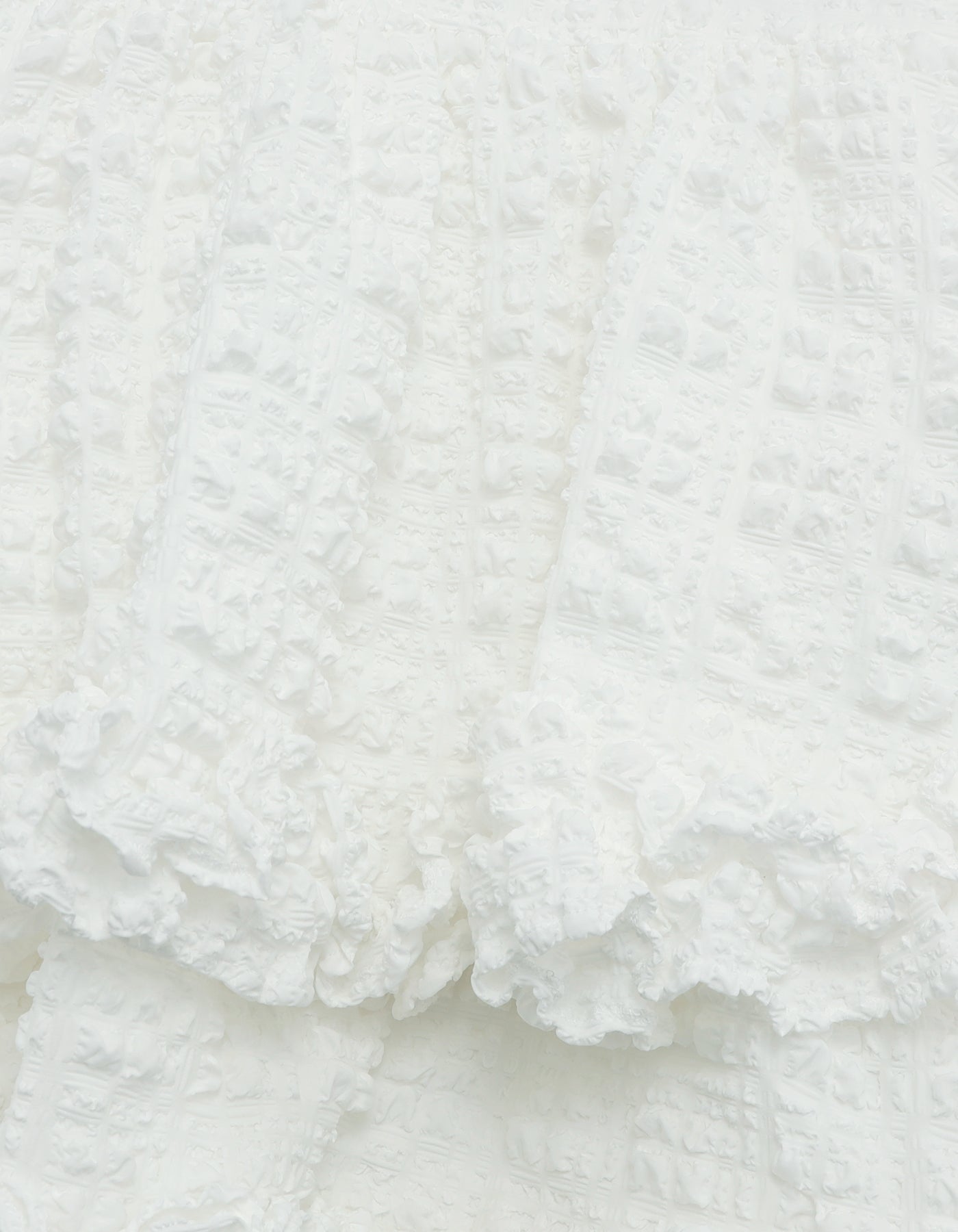 little sunny bite checker frill dress / WHITE – little sunny bite