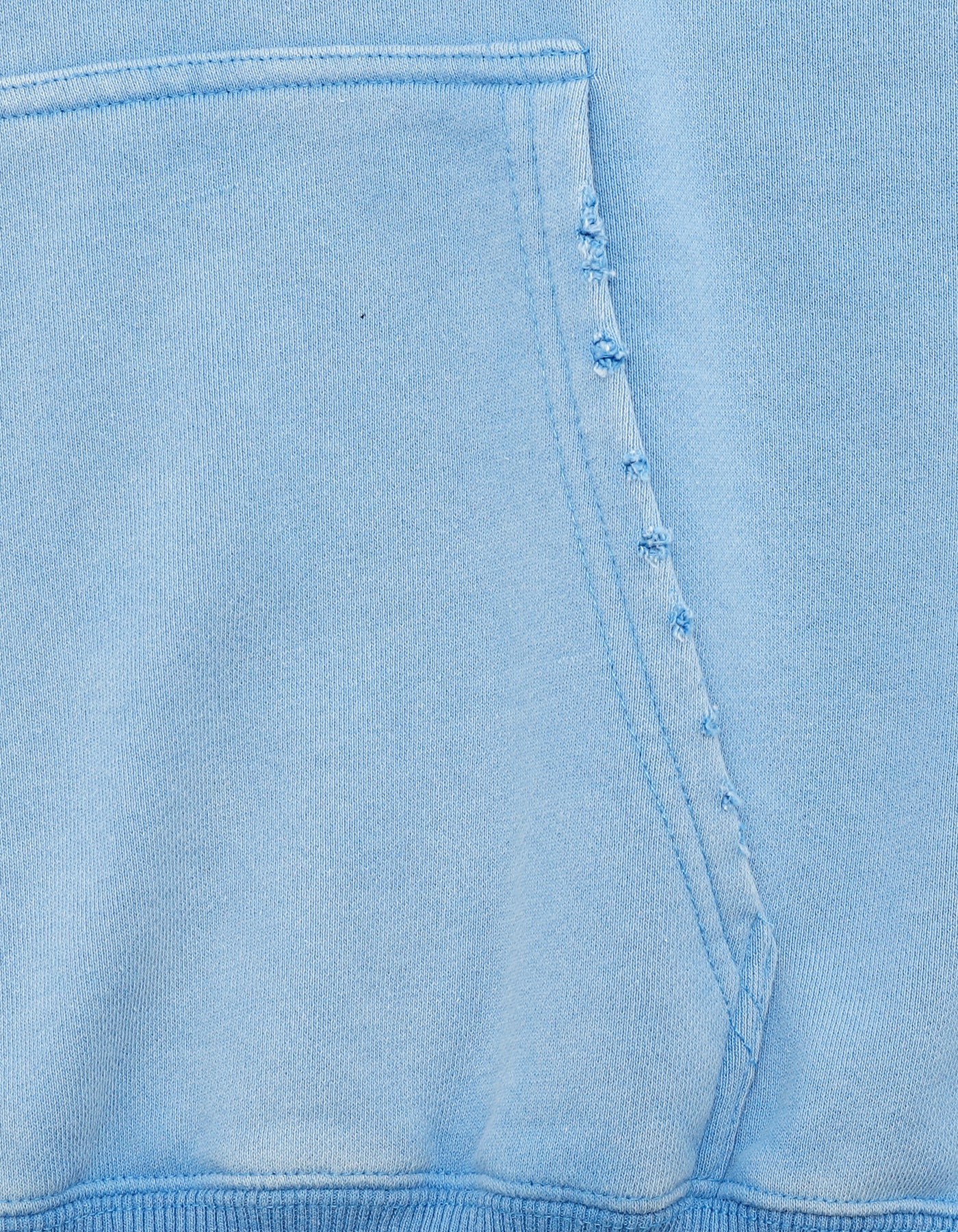 fake layered hoodie / BLUE