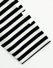 画像をギャラリービューアに読み込む, HELLO KITTY x little sunny bite stripe long tee / BLACK BD