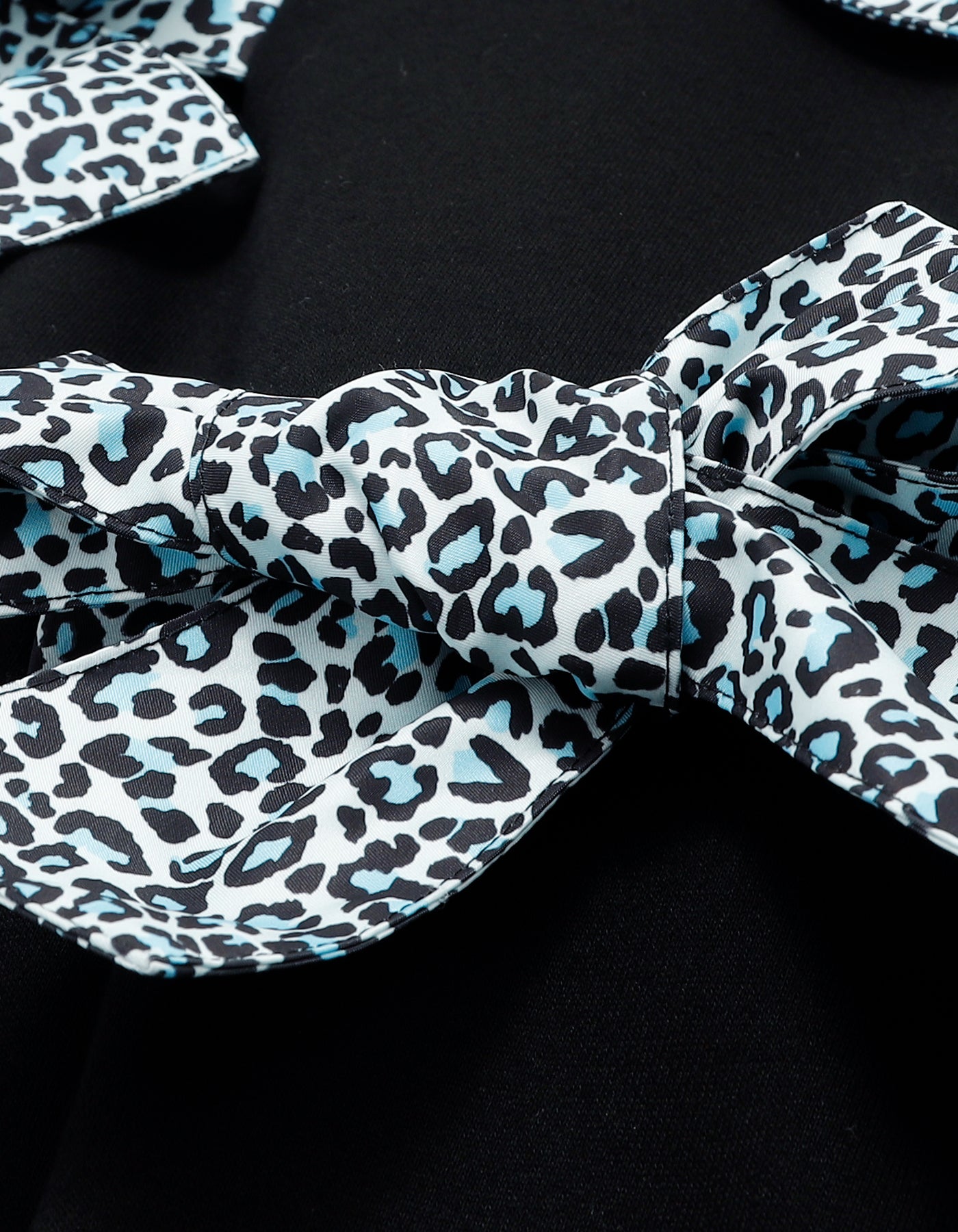 little sunny bite (リトルサニーバイト)leopard sweat top / BLACK