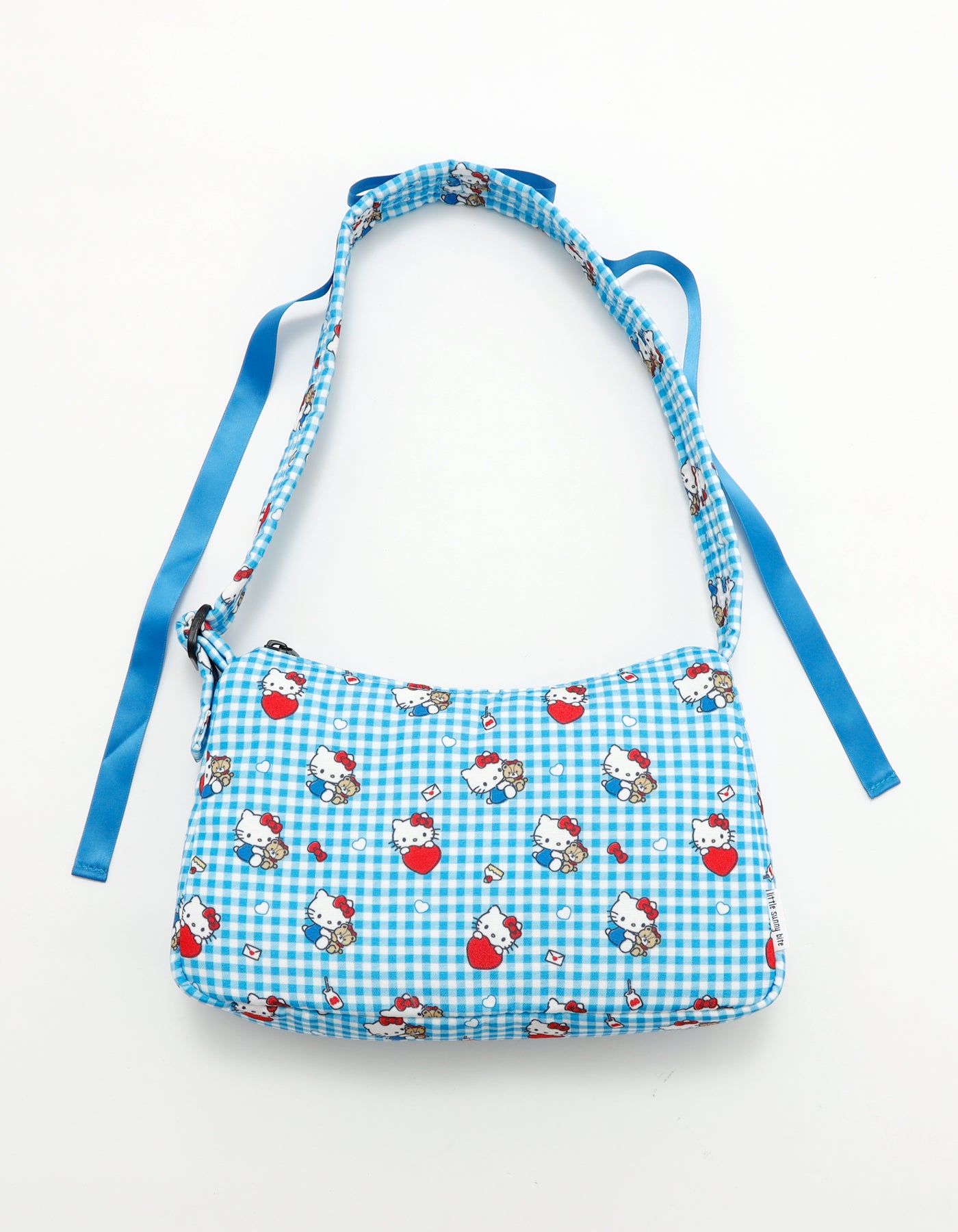 Little sunny bite / リトルサニーバイト | × HELLO KITTY / ハローキティコラボ 刺しゅう ショルダーバッグ | ブラック | レディース little sunny bite (リトルサニーバイト)hello kitty x little sunny