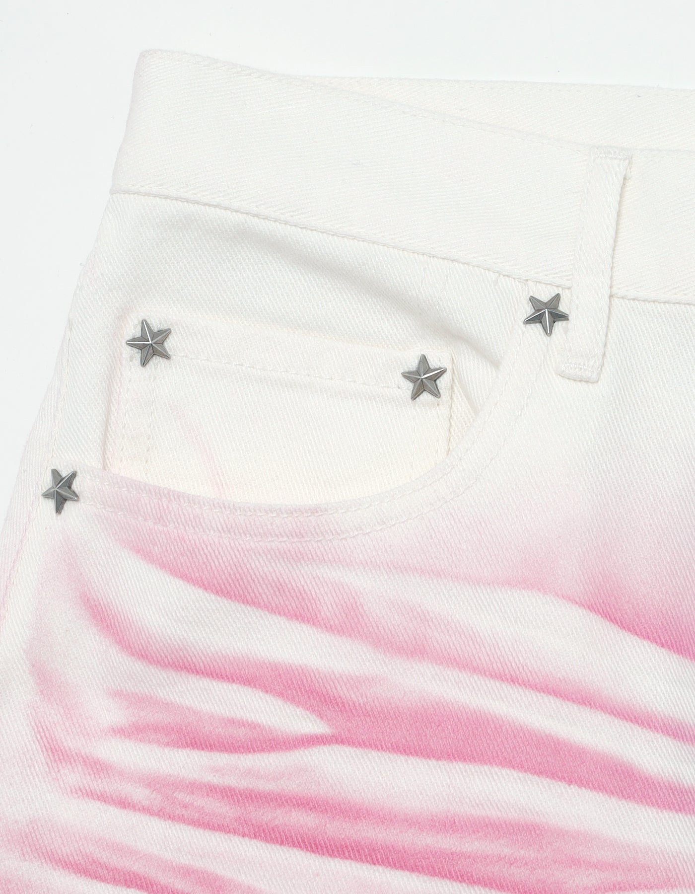 little sunny bite (リトルサニーバイト) floral nylon pants / WHITE