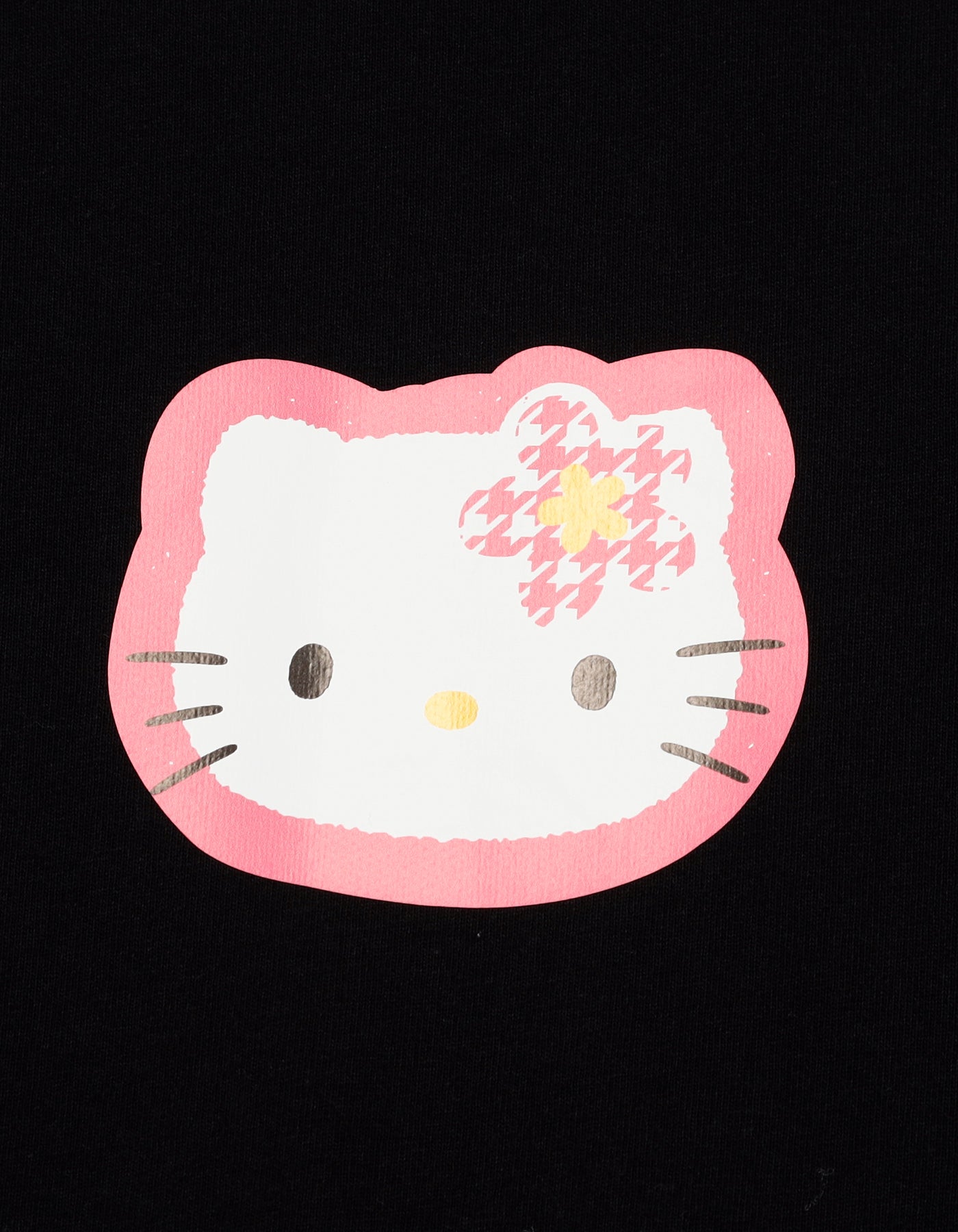 hello kitty x little sunny bite frill long tee / BLACK