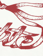 Load image into Gallery viewer, short ribbon sweat hoodie / WHITE