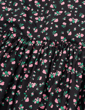 画像をギャラリービューアに読み込む, floral mini dress / BLACK