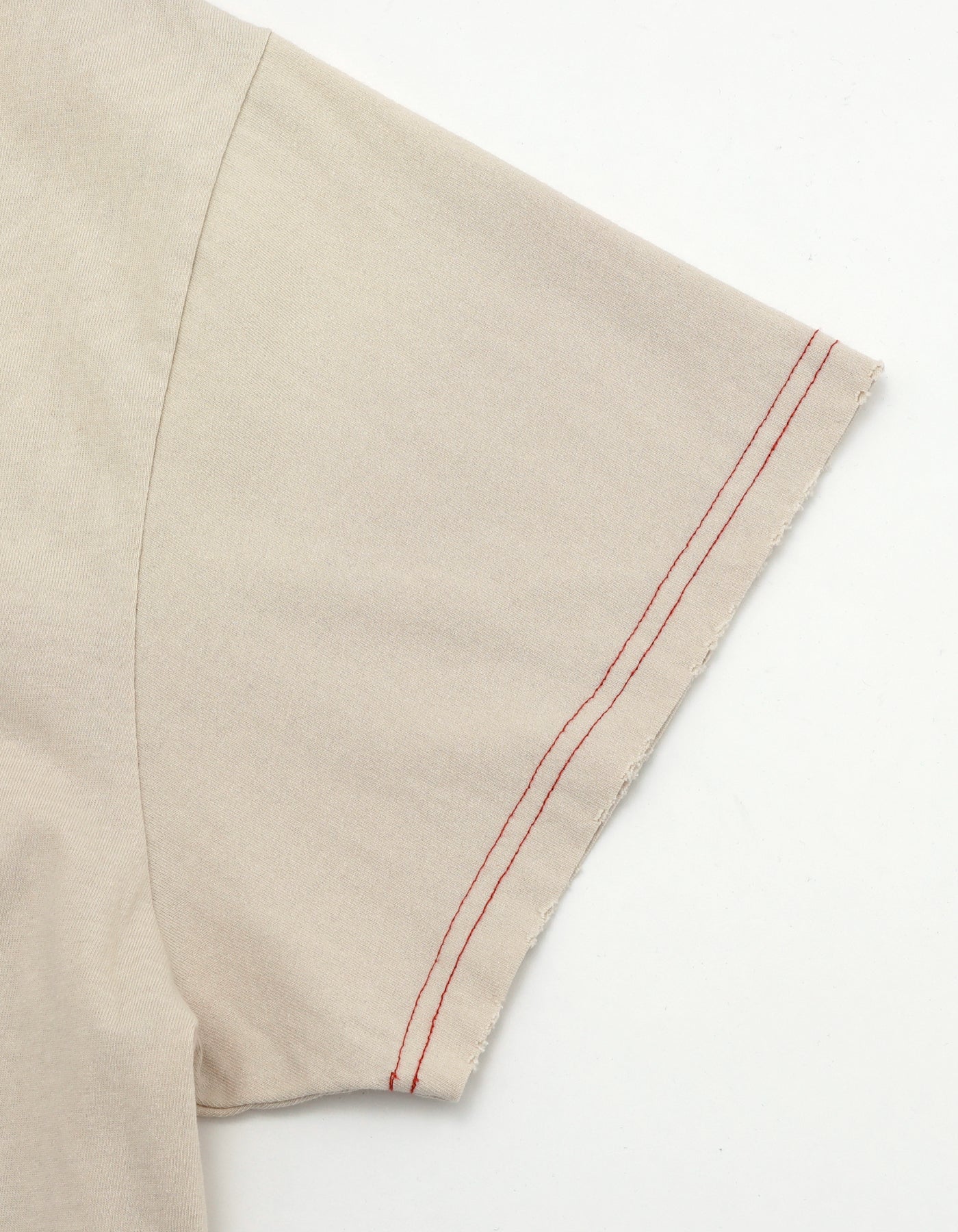 logo big tee / BEIGE