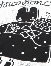 画像をギャラリービューアに読み込む, MARRONCREAM x little sunny bite big tee / BLACK