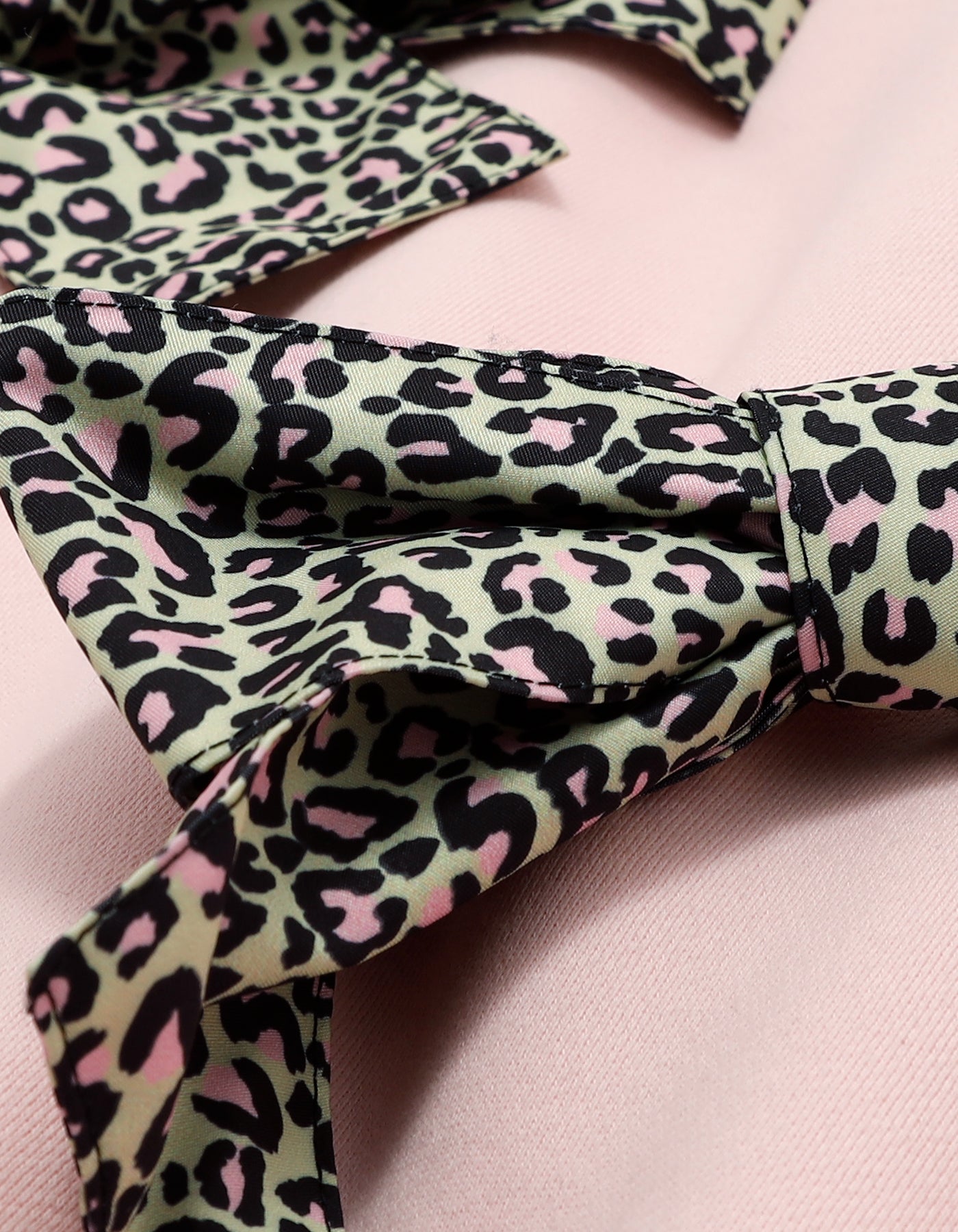 little sunny bite (リトルサニーバイト)leopard sweat top / PINK