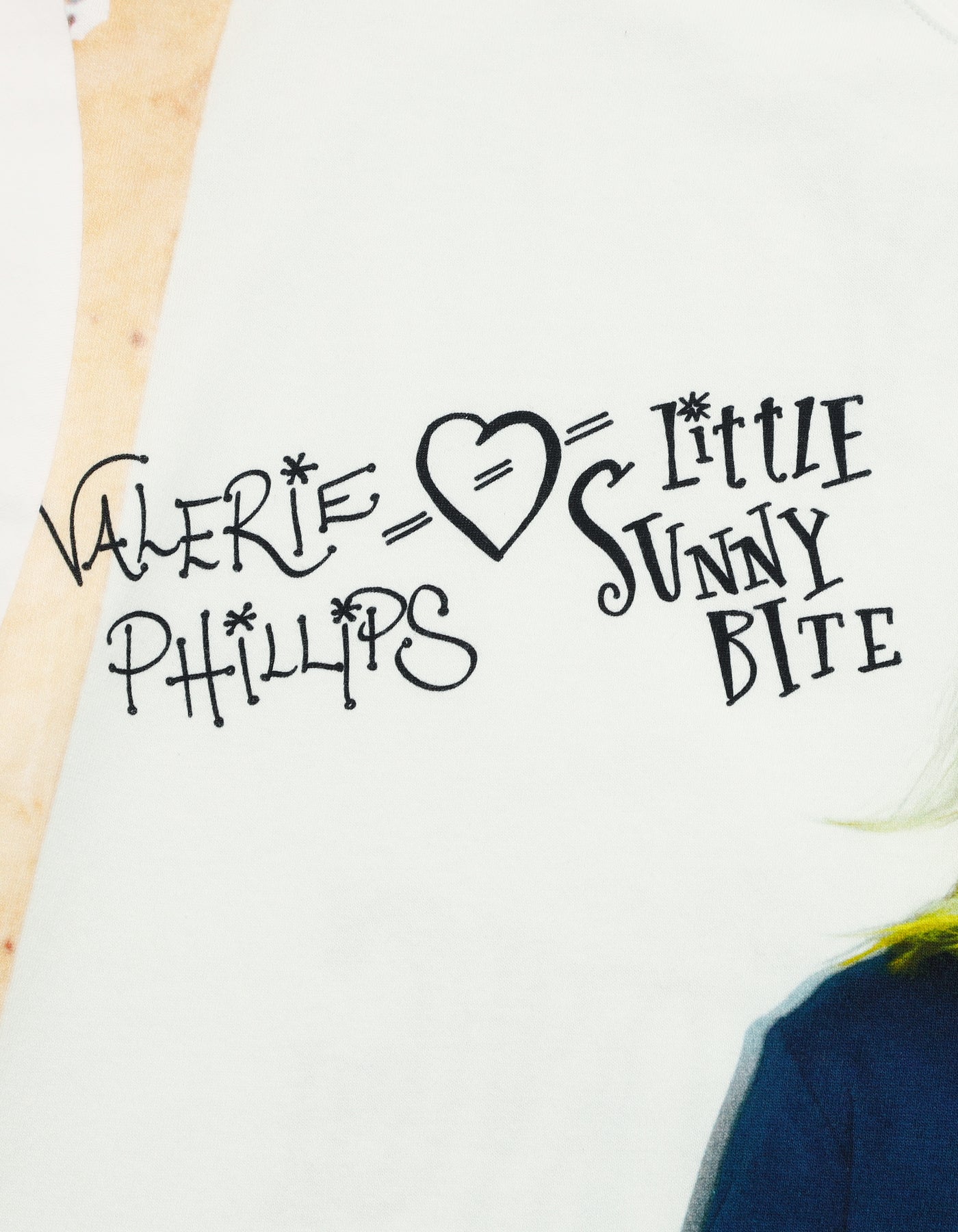 Valerie Phillips x little sunny bite photo tee / WHITE