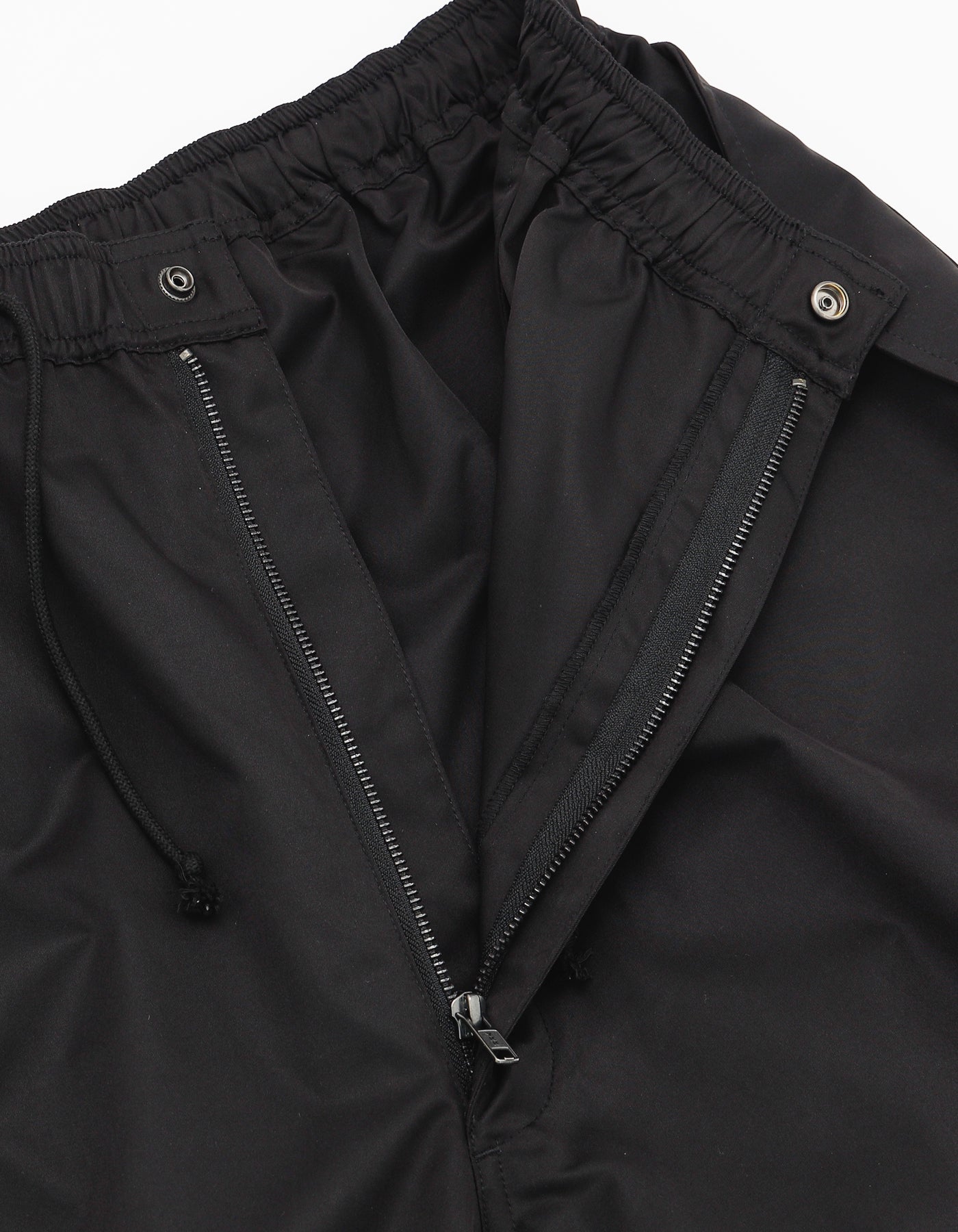 nylon bomber pants  / BLACK