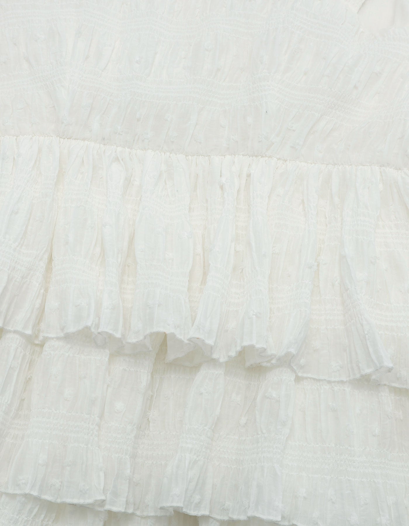 little sunny bite (リトルサニーバイト)tiered tunic / WHITE