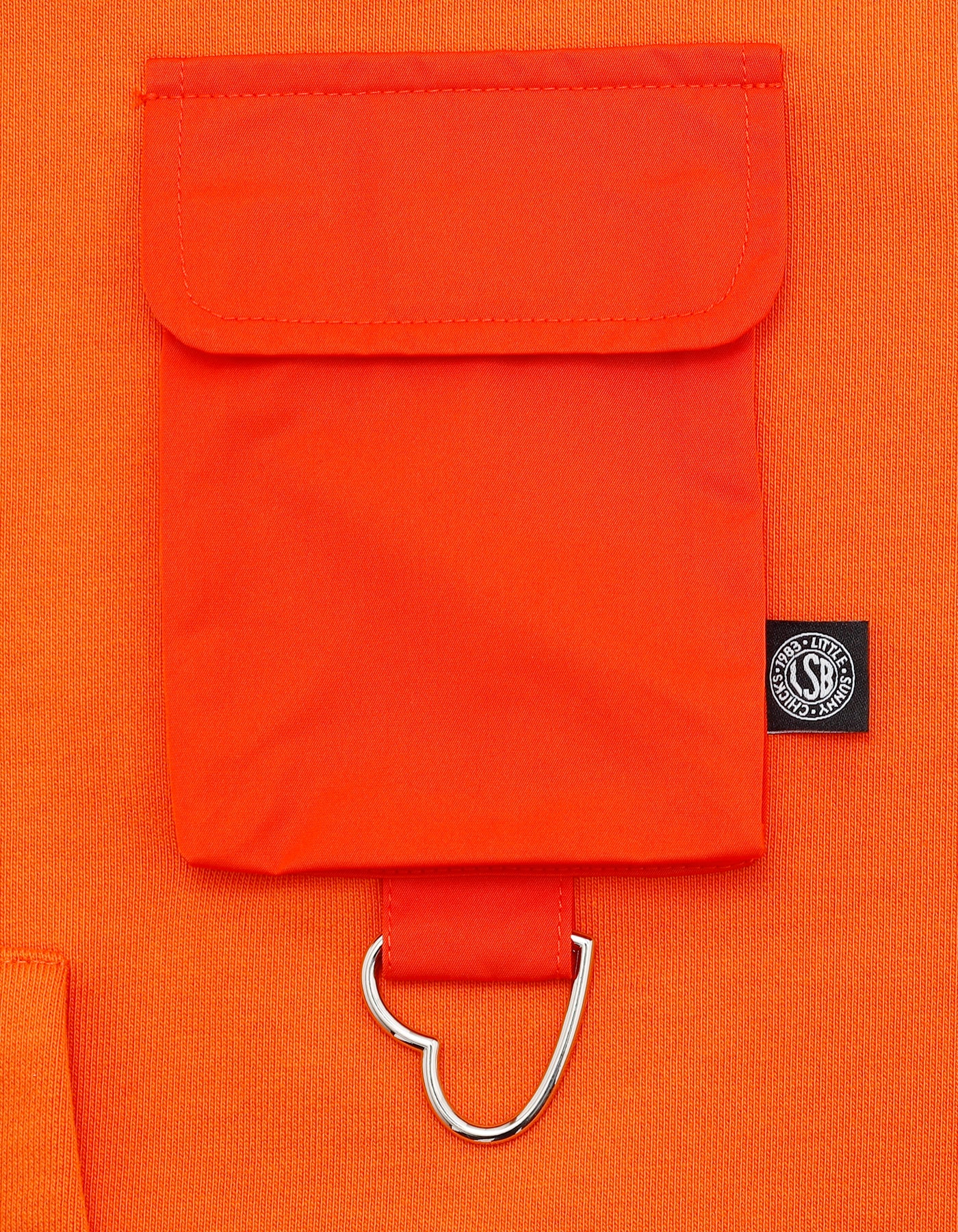 pocket hoodie / ORANGE