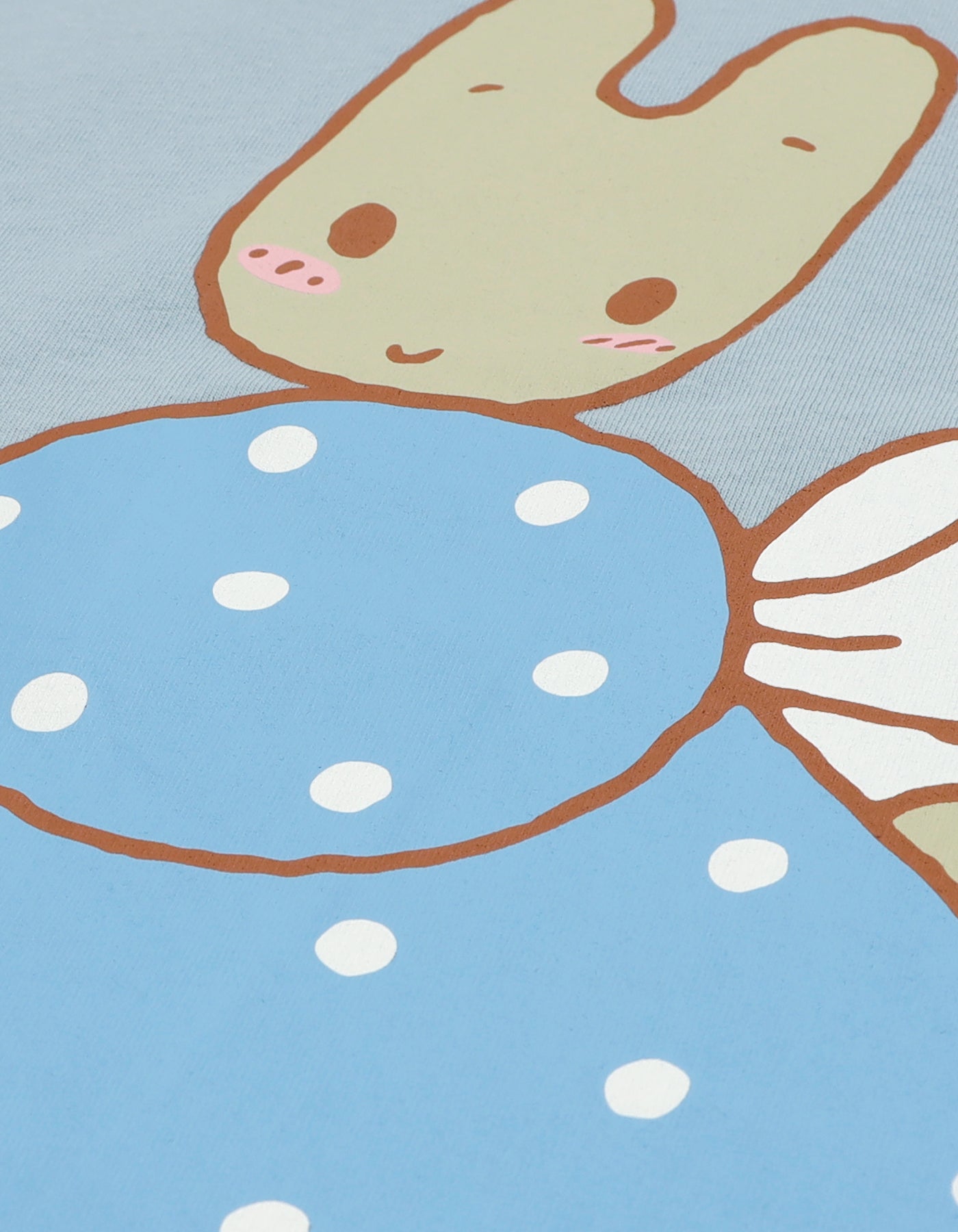 MARRONCREAM x little sunny bite long tee / BLUE