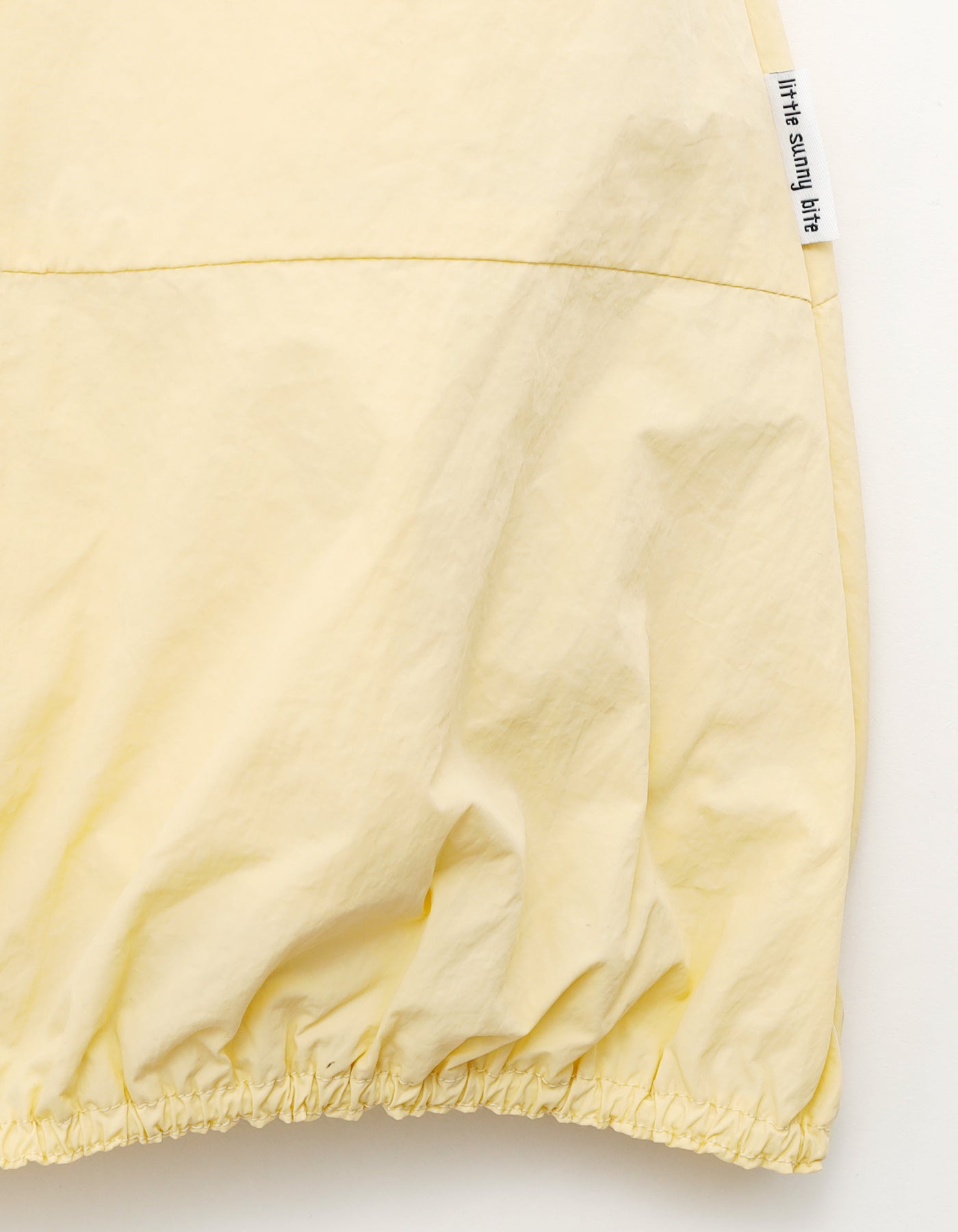 nylon mini dress / YELLOW