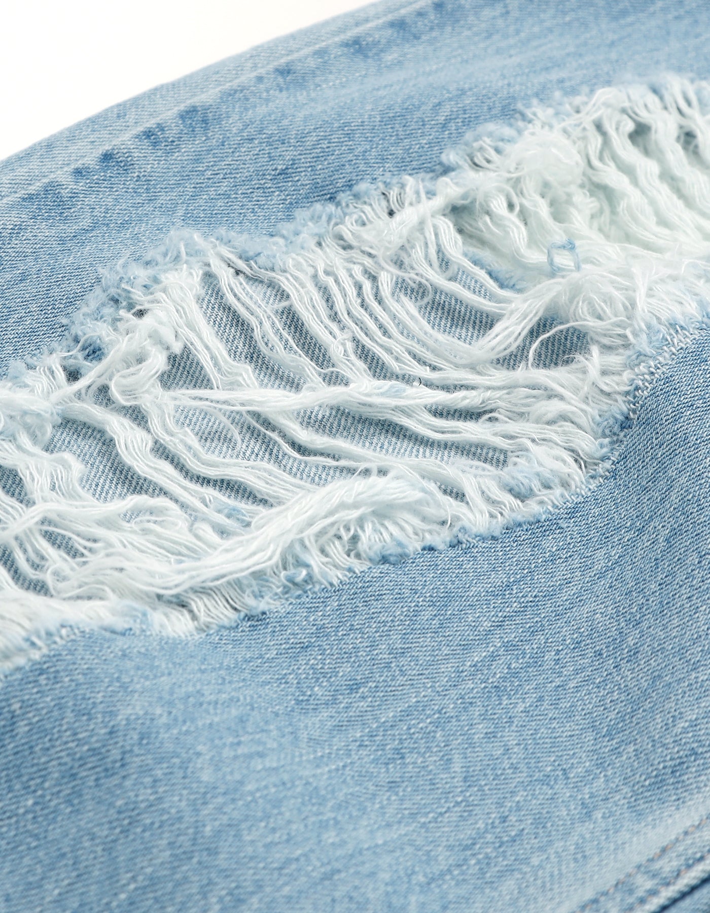 little sunny bite (リトルサニーバイト)DAMAGE DENIM PANTS / BLUE