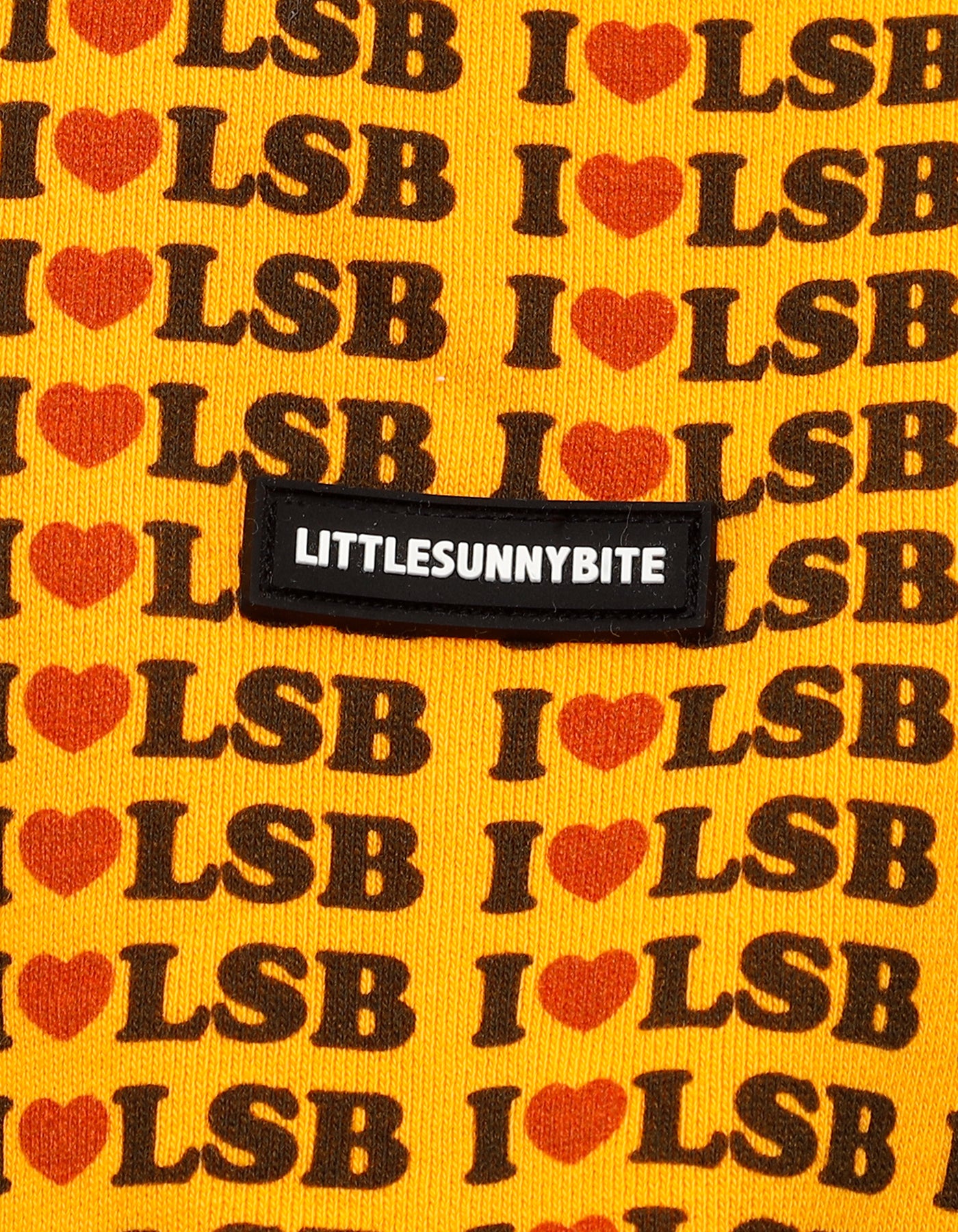 I love LSB hoodie / ORANGE