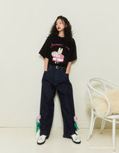 画像をギャラリービューアに読み込む, MARRONCREAM x little sunny bite big tee / BLACK