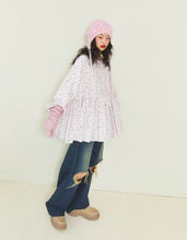 画像をギャラリービューアに読み込む, floral mini dress / PINK