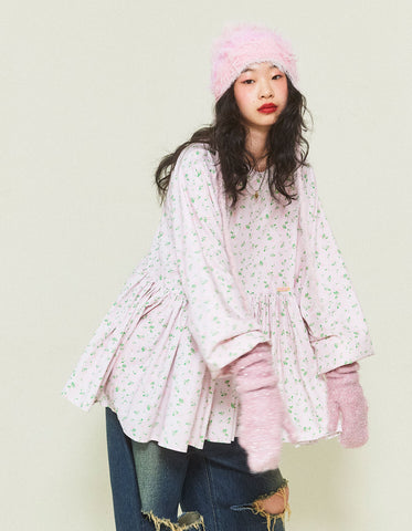 floral mini dress / PINK