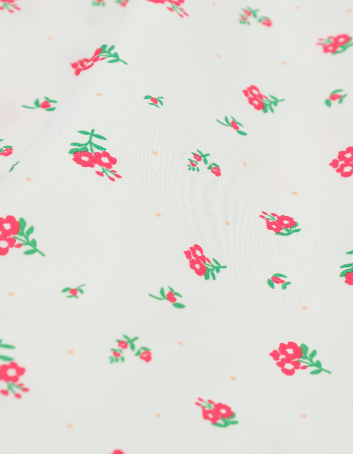 little sunny bite (リトルサニーバイト) floral nylon pants / WHITE