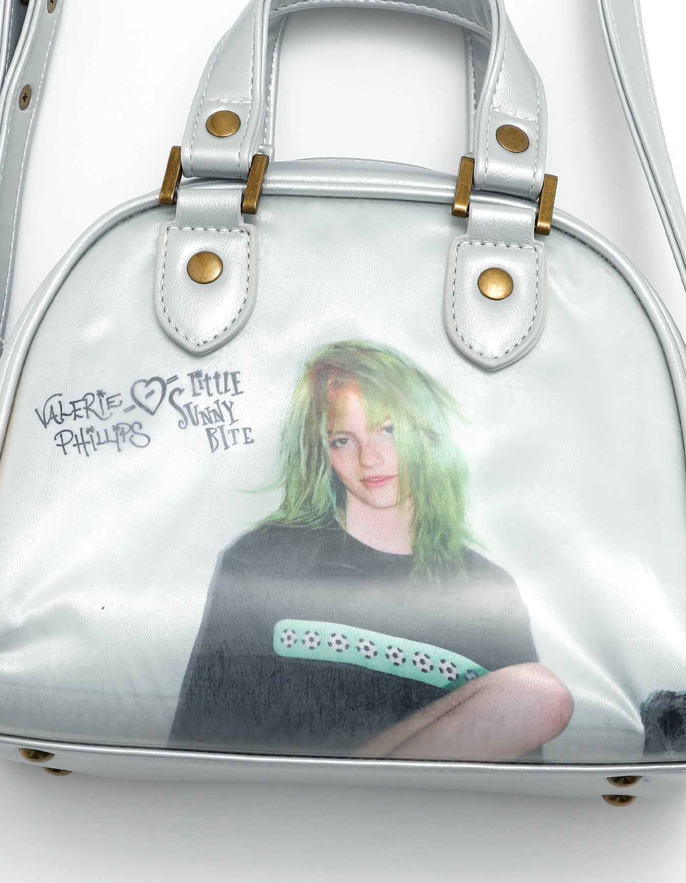 Valerie Phillips x little sunny bite photo bag / SILVER