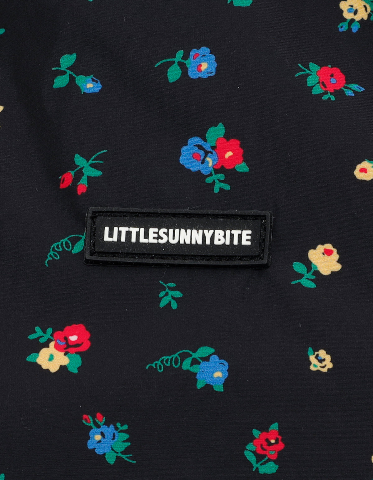 little sunny bite (リトルサニーバイト)floral long jacket / BLACK 