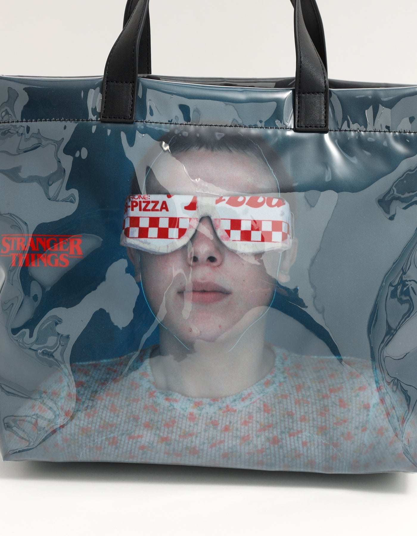【PRE-ORDER】stranger things x little sunny bite photo tote bag / BLACK