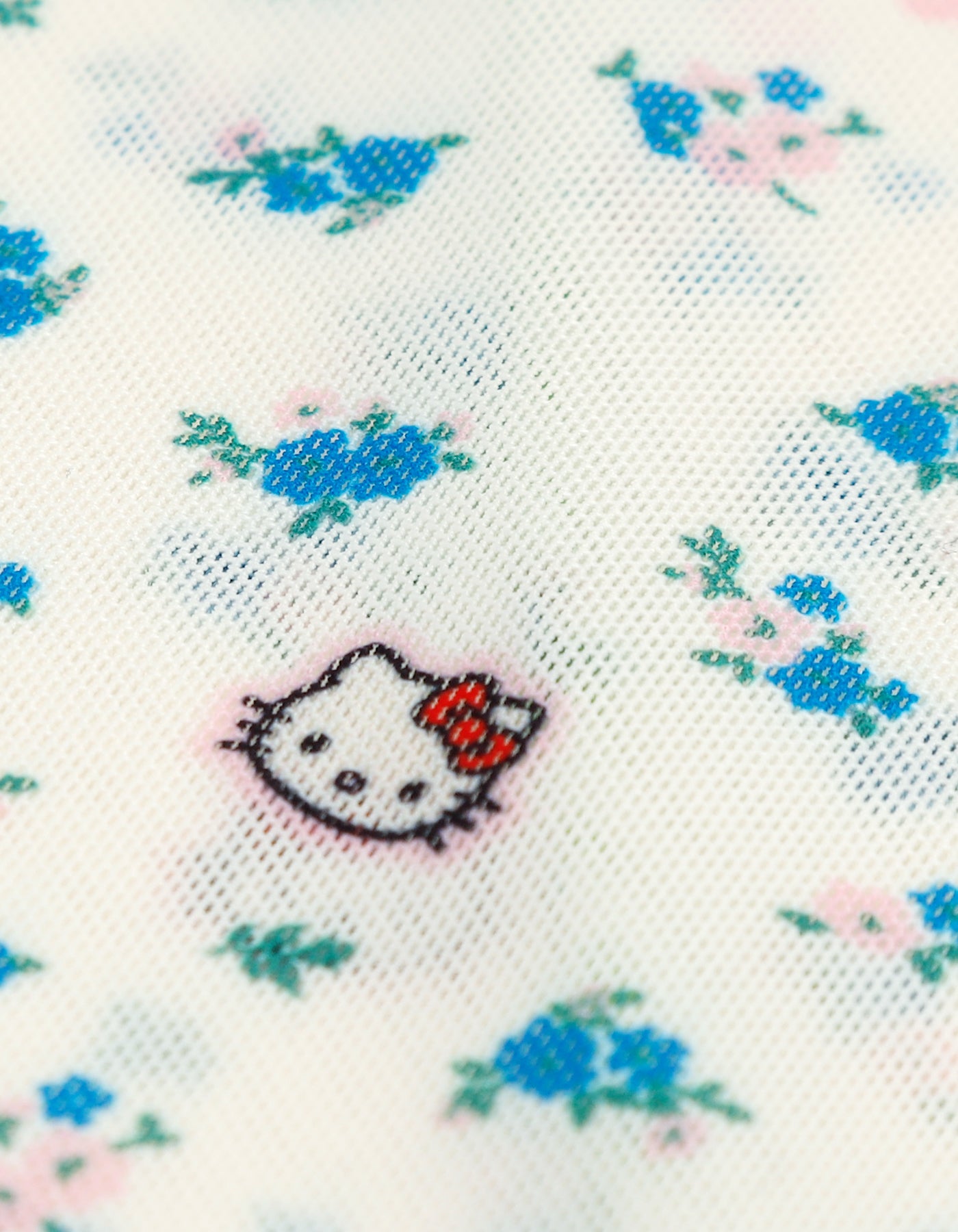 HELLO KITTY x little sunny bite tulle top / WHITE