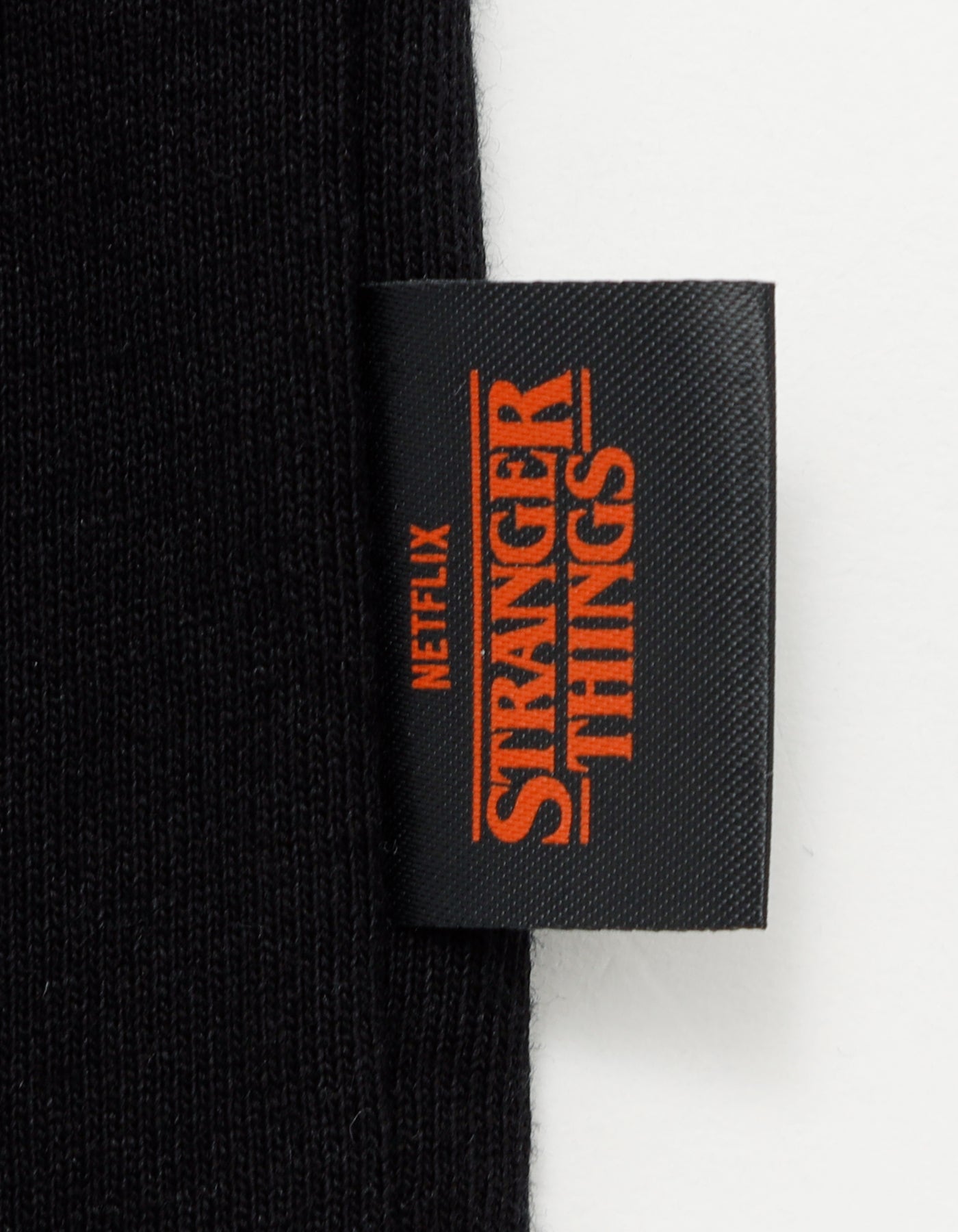 【PRE-ORDER】stranger things x little sunny bite graphic fake layered long tee / BLACK
