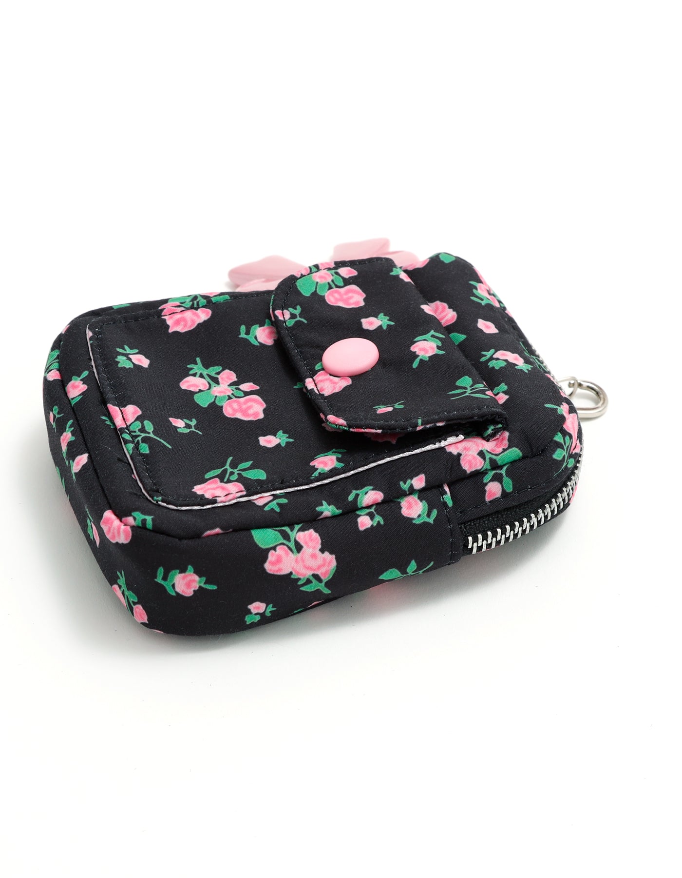 little sunny bite (リトルサニーバイト)floral mini bag / BLACK